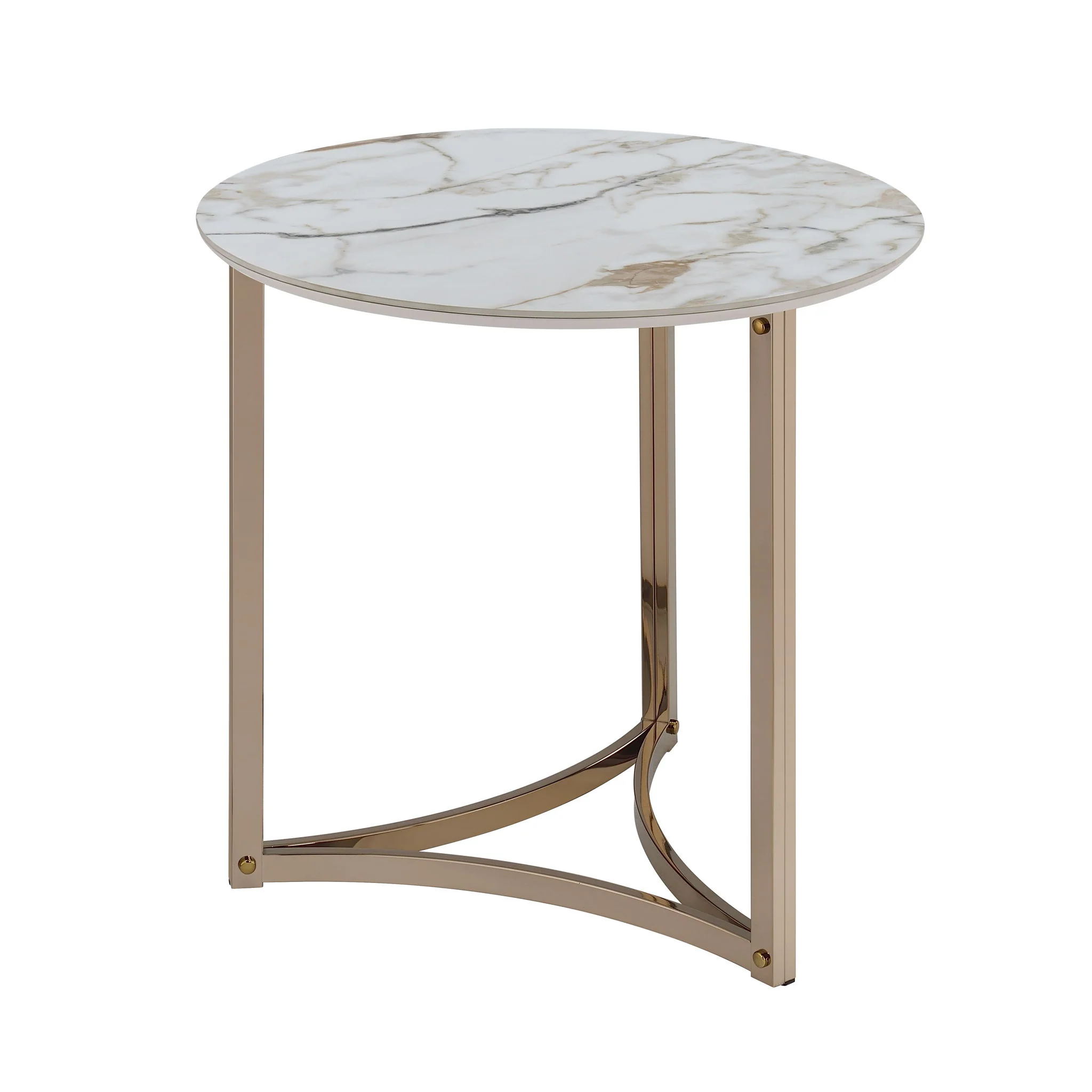 Aziz - Sintered Stone Top Round Coffee Table - Image 2