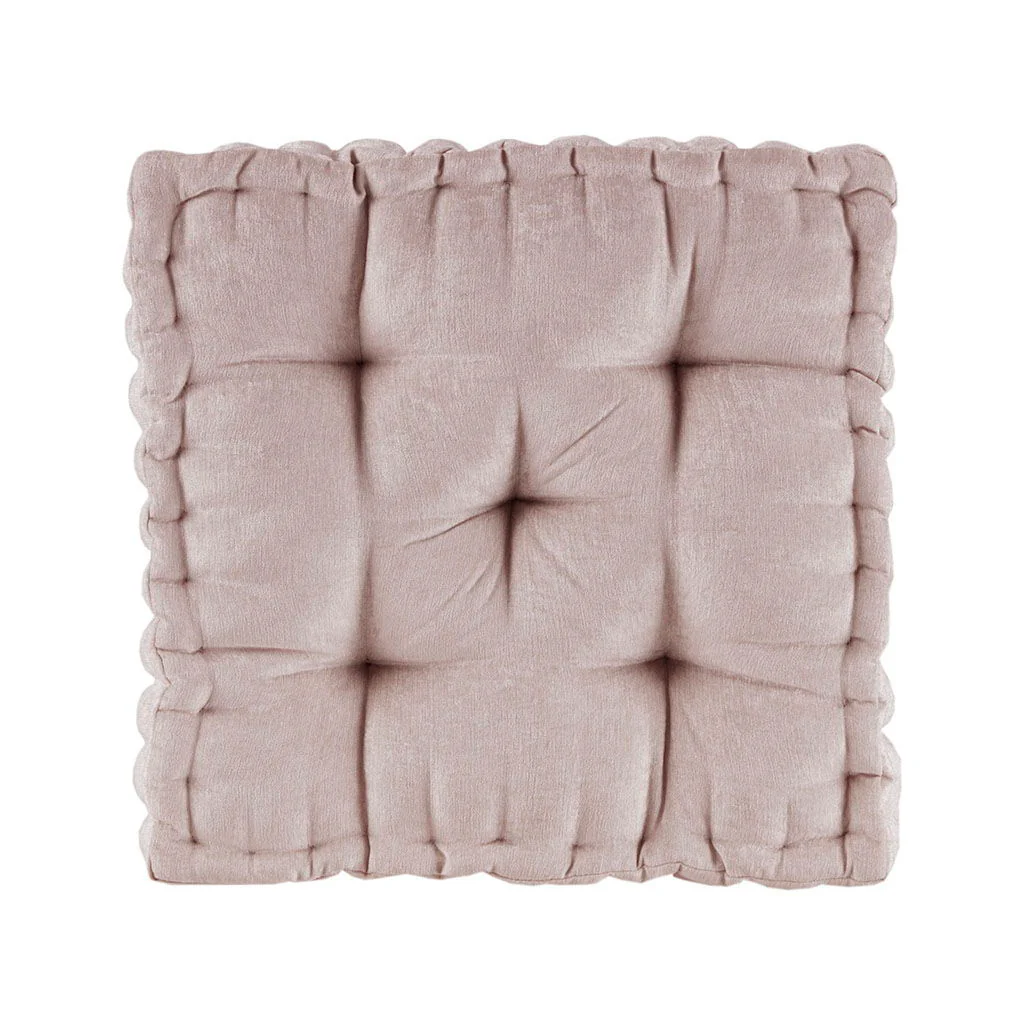 Azza - Square Floor Pillow Cushion - Blush - Image 3