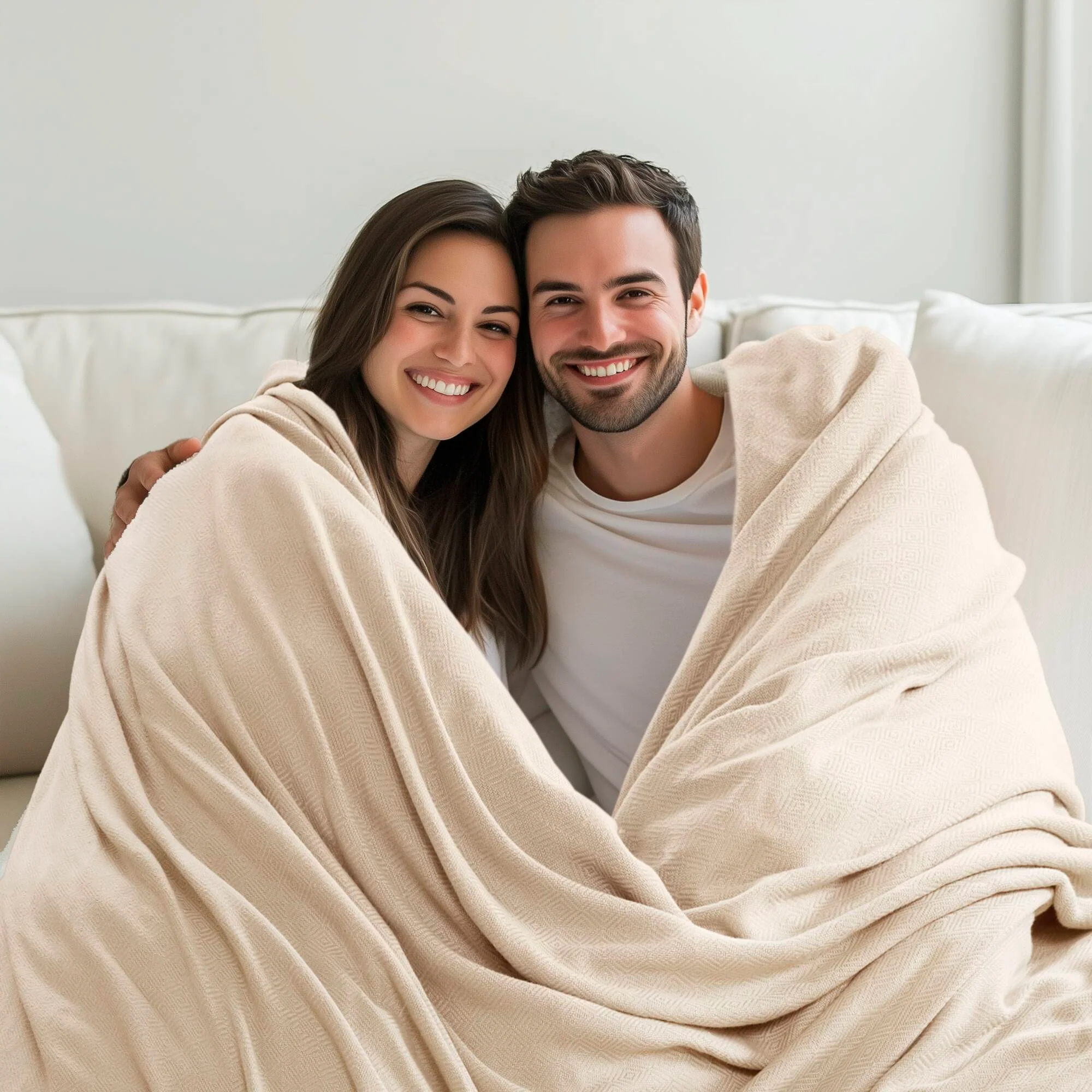 Bamboo Cotton - Twin Rayon From Blanket - Ivory - Image 4