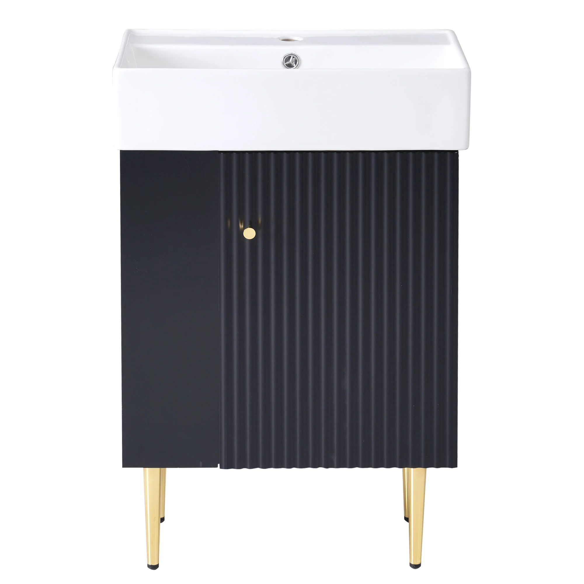 Bathroom Vanity, Combo Cabinet, Bathroom Storage Cabinet, Single Ceramic Sink - Image 2