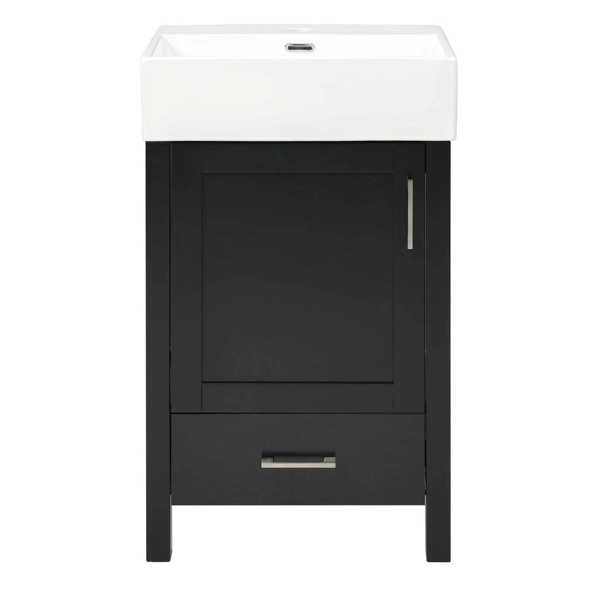 Bathroom Vanity With Sink, Frame And Drawer