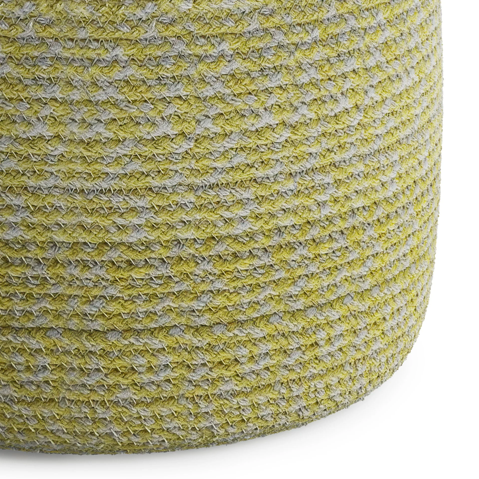 Bayley - Versatile Round Braided Pouf - Image 6