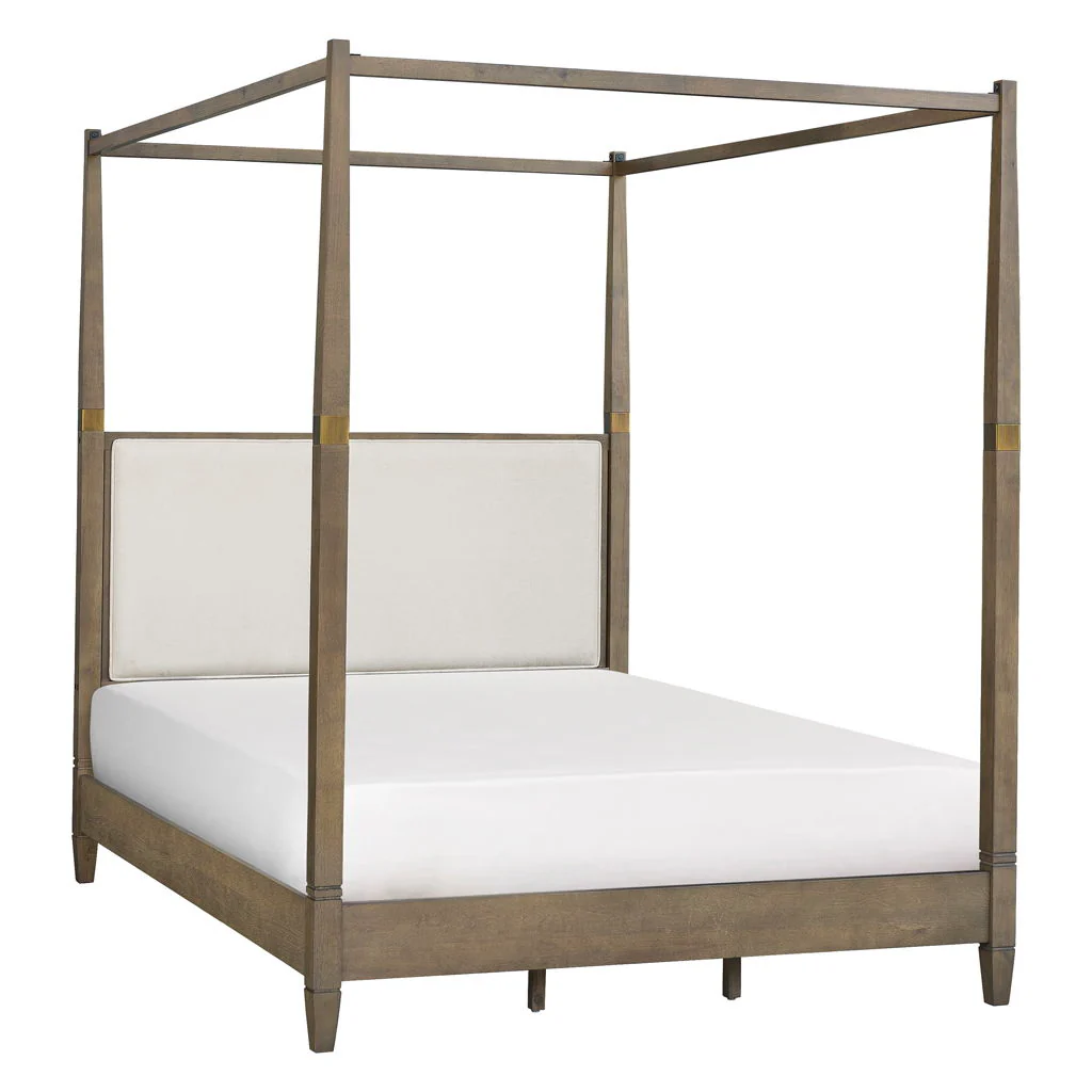 Baylor - Queen Canopy Bed - Brown - Image 3