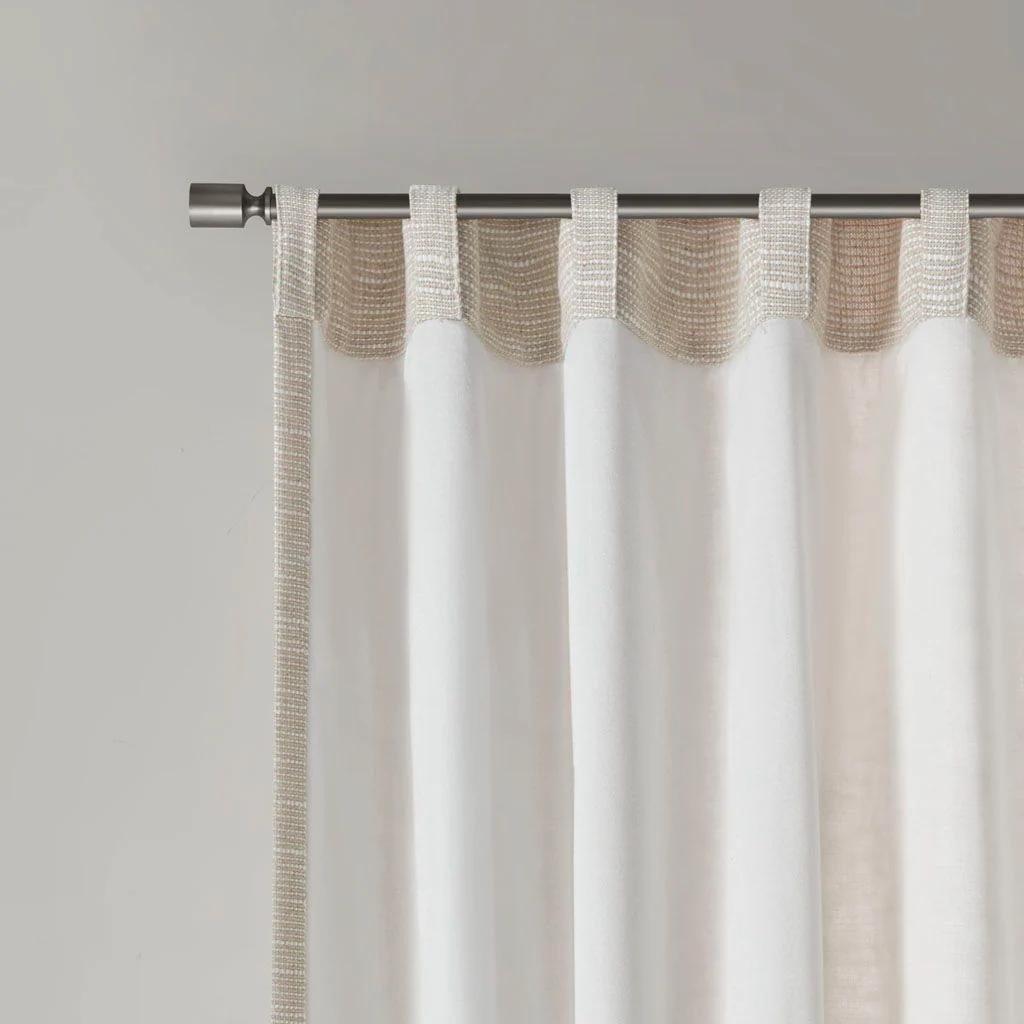 Beals - Rod Pocket And Back Tab Panel - Natural - Image 2