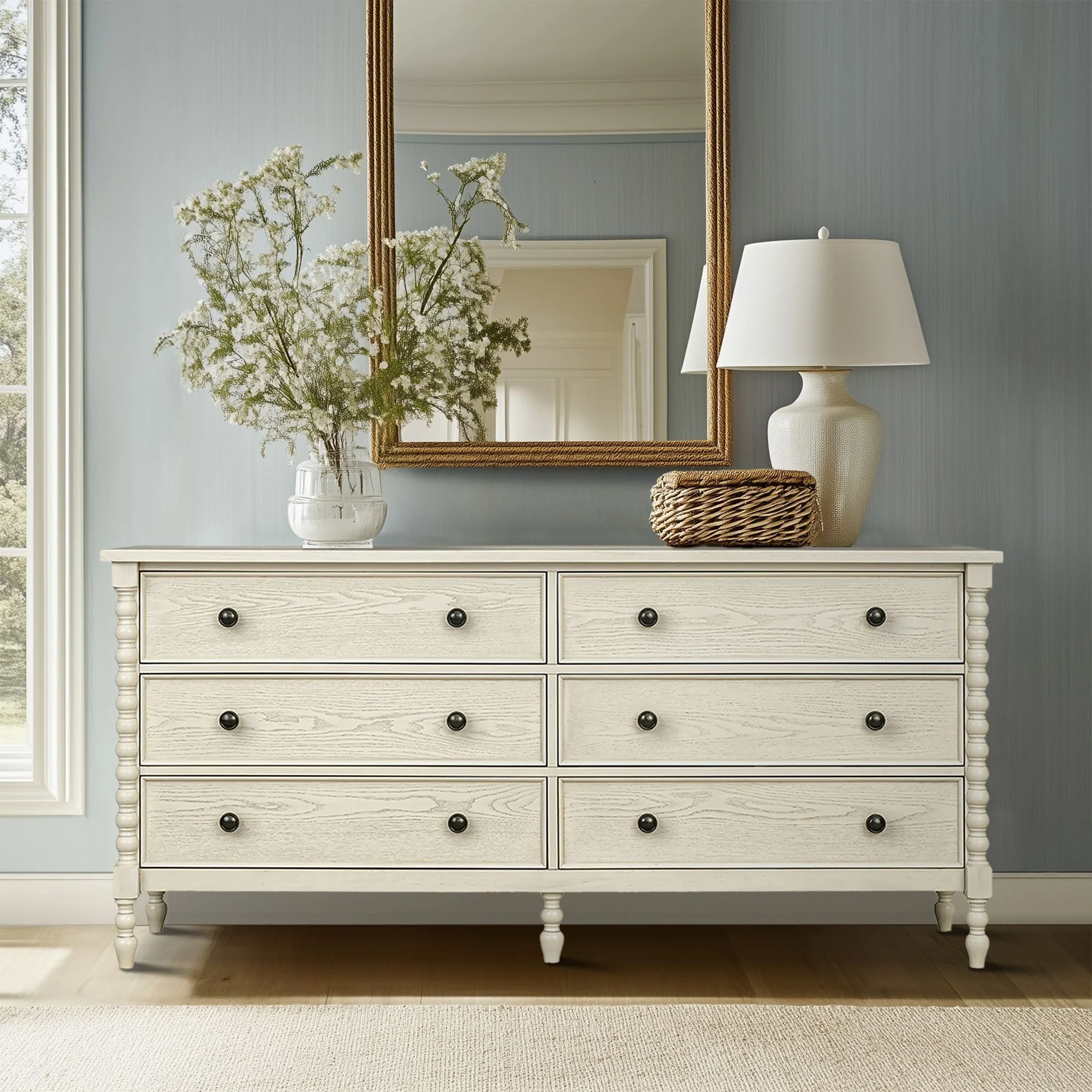 Beckett - Large Dresser - Antique Cream - Image 3
