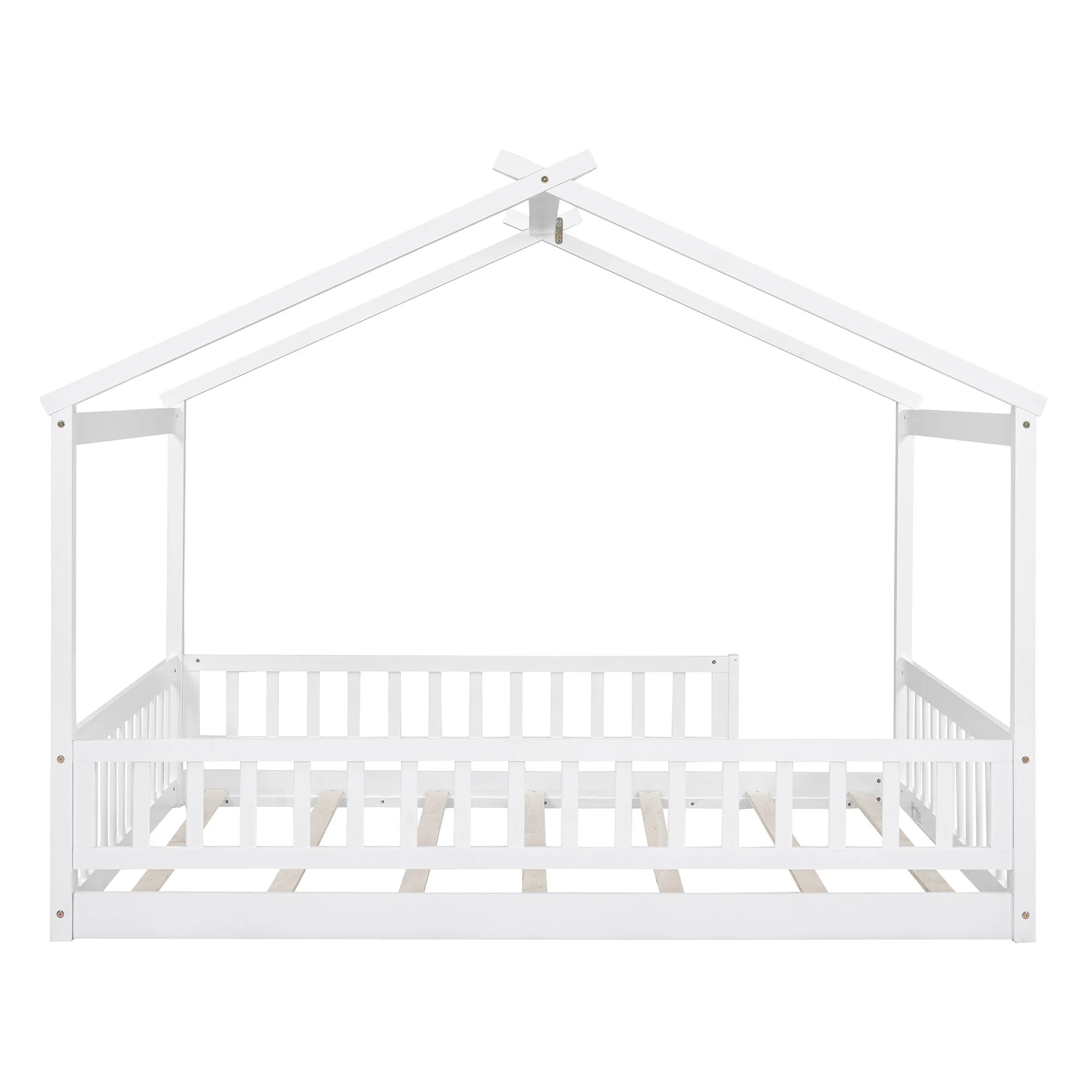 Bed House Bed Frame With Fence - Image 9