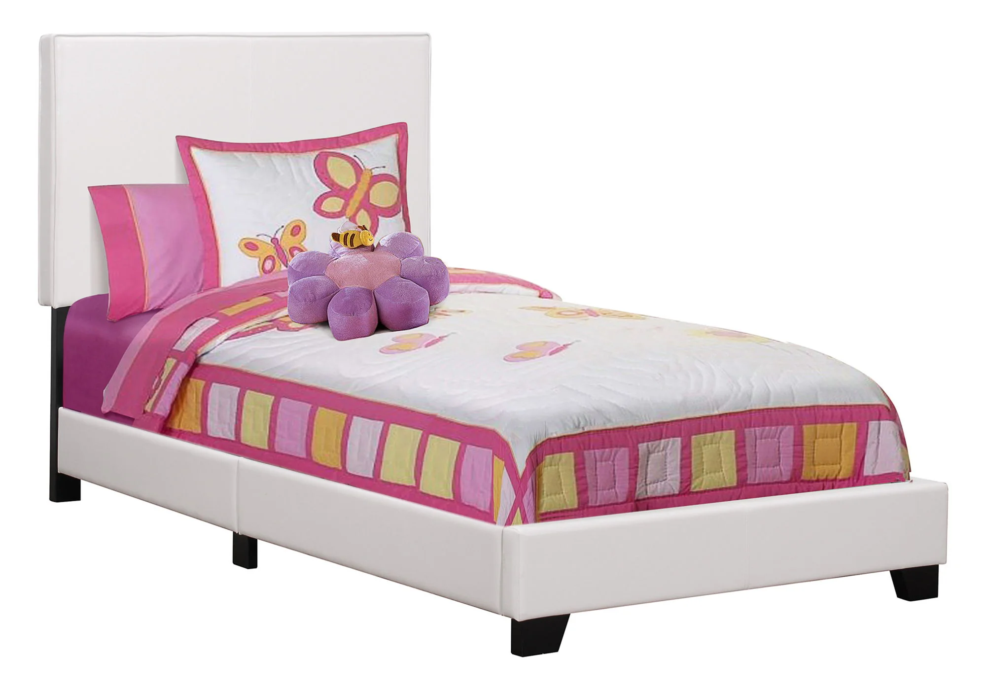 Bed, Upholstered, Transitional - Image 14