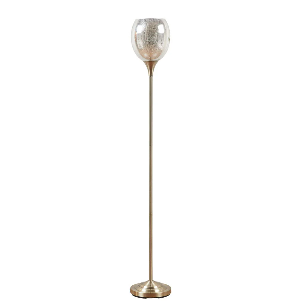 Bellow - Uplight Floor Lamp - Antique Brass - Image 4