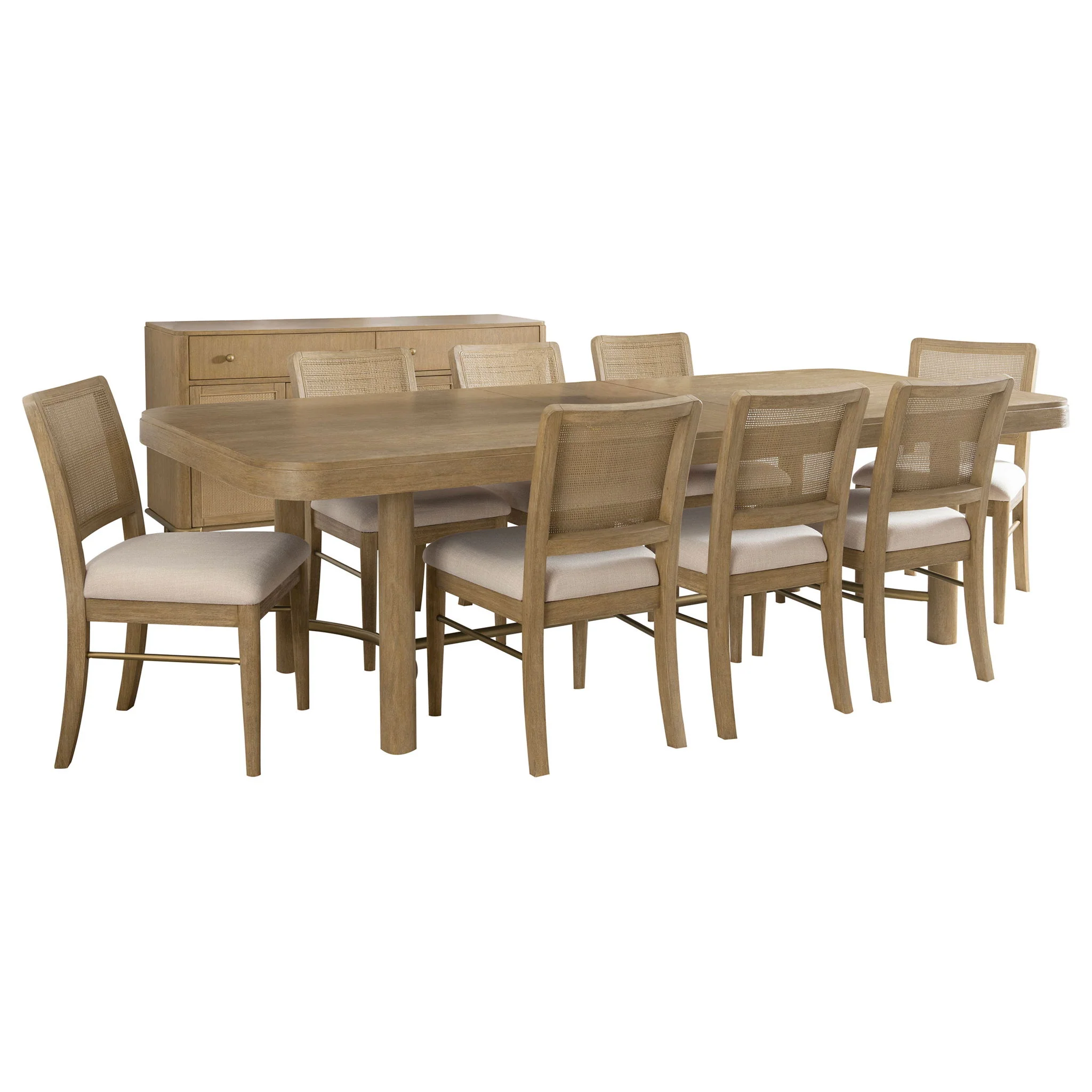 Benson - Extension Leaf Dining Table Set With Chairs - Image 3