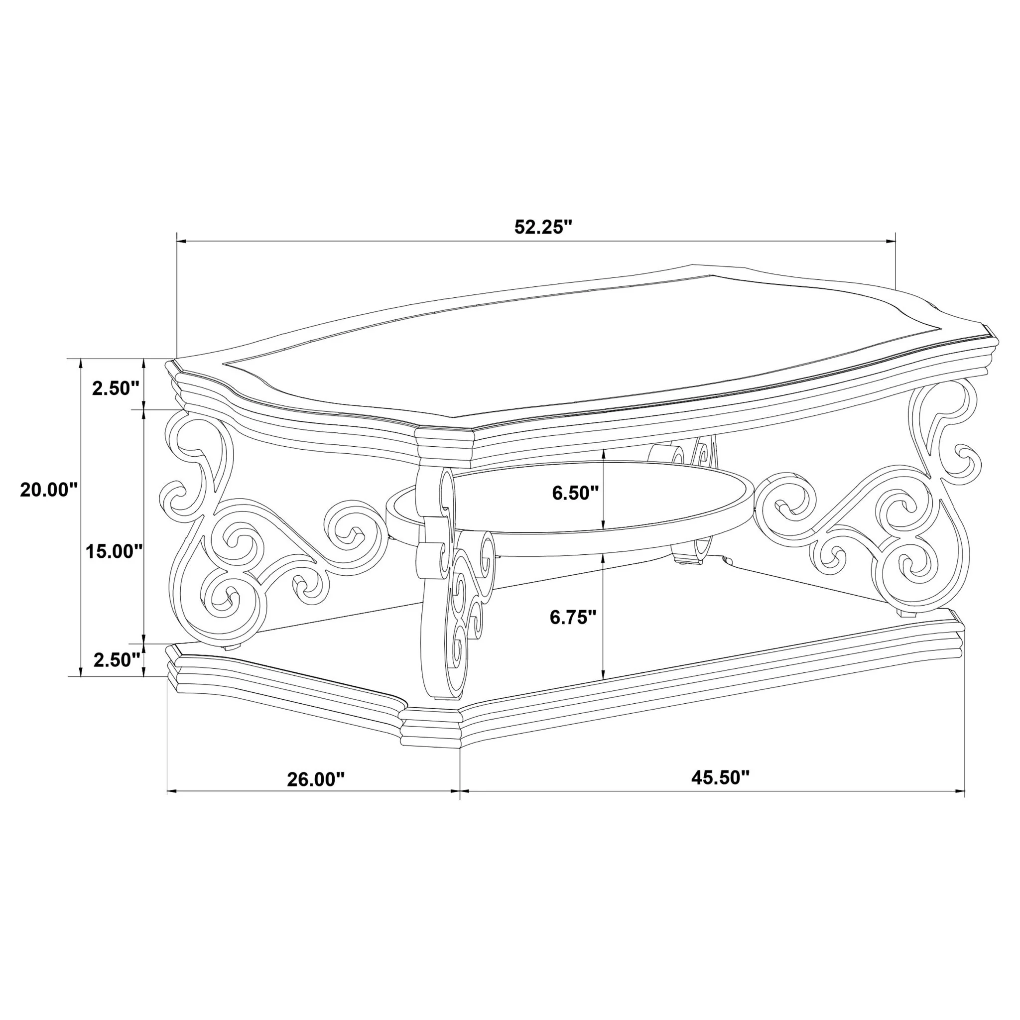 Bianca - 2 Shelf Table - Image 5