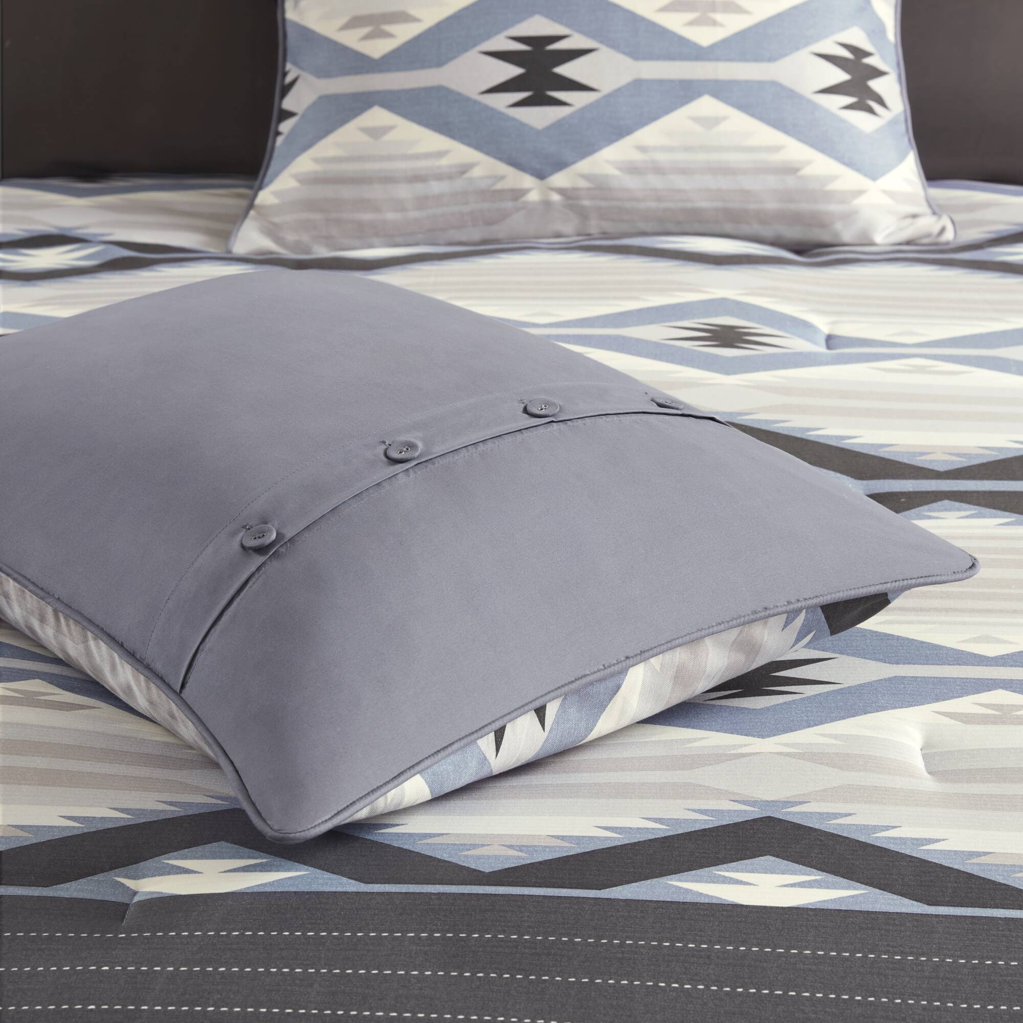 Bitter Creek - Oversized Comforter Set - Blue - Image 3