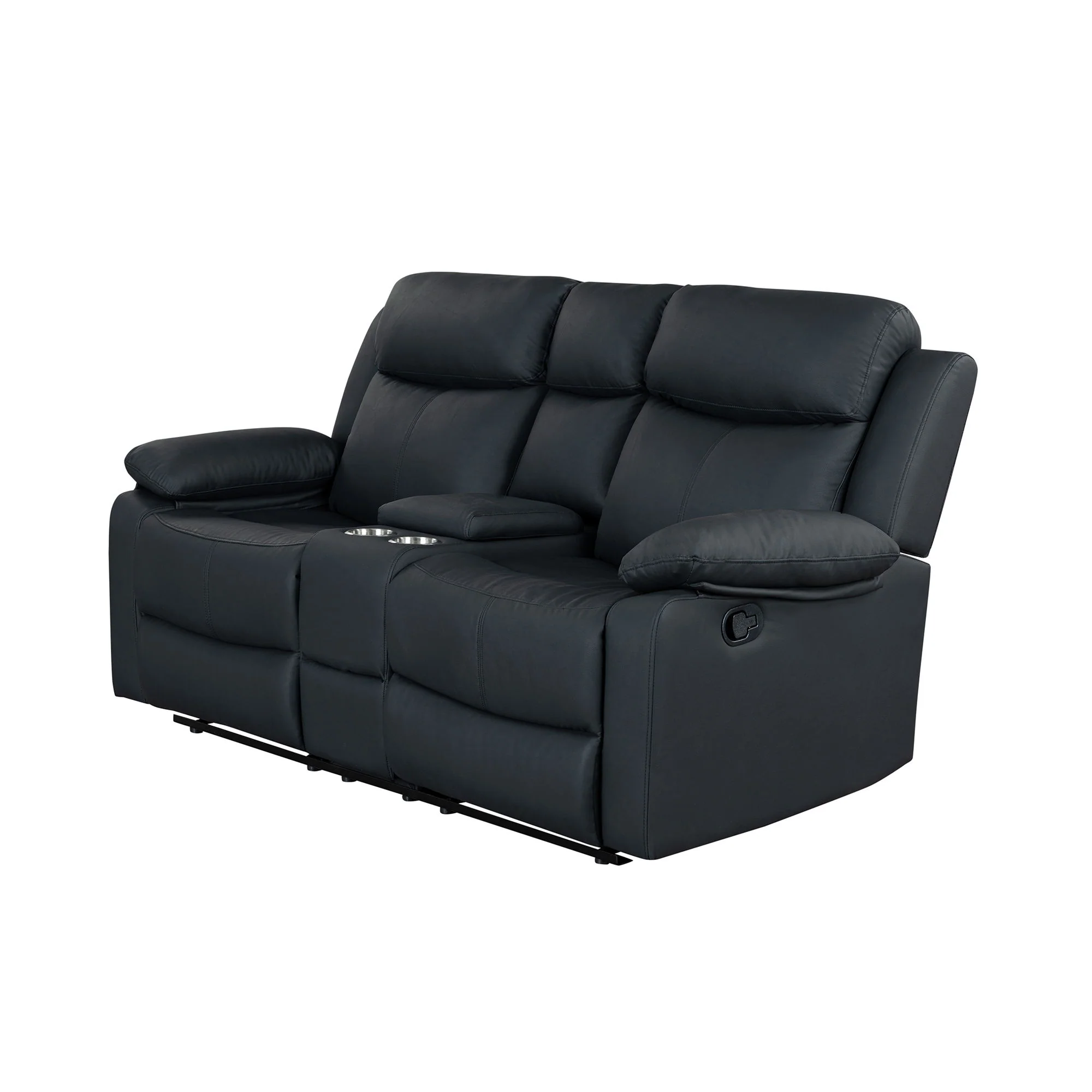Blanche - Console Reclining Loveseat With LED Lights And Speakers - Image 5