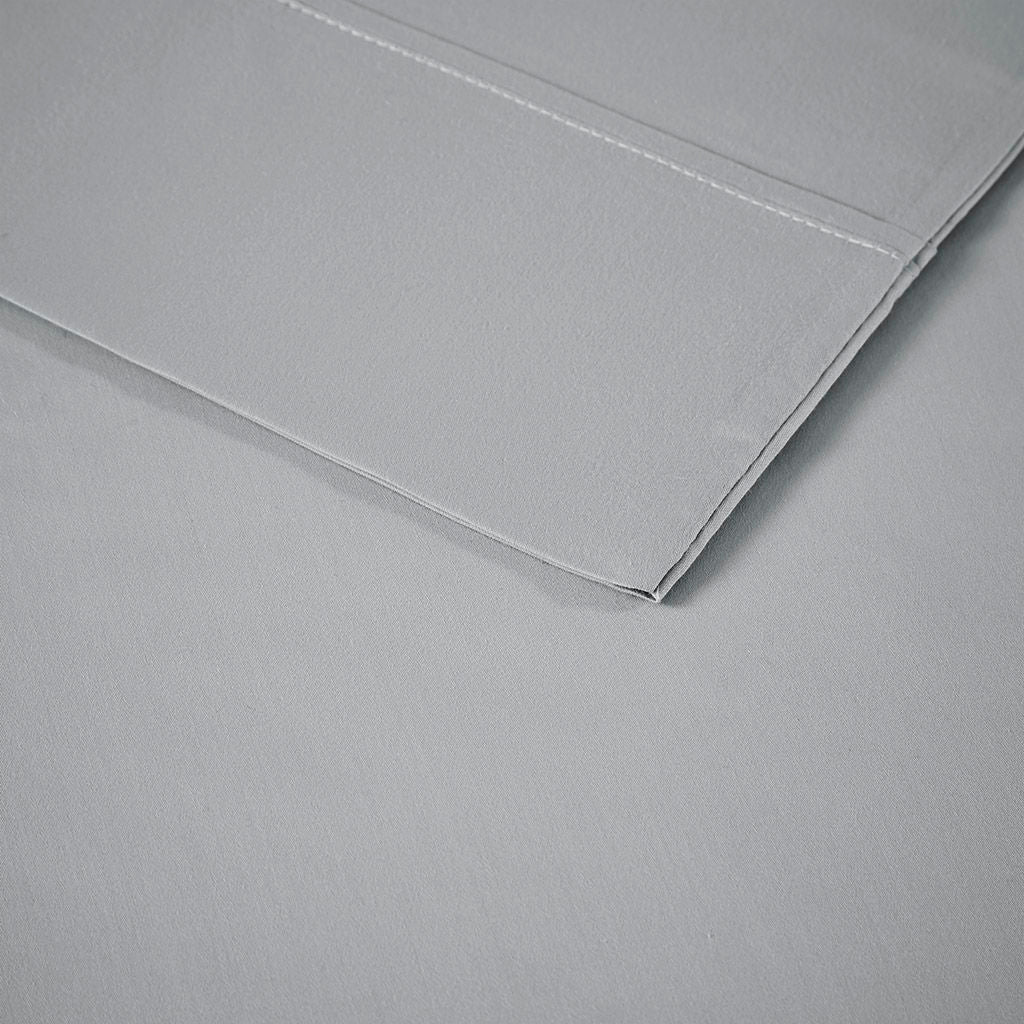 1500 Thread Count - Blend Pillowcases (Set of 2) - Gray - Image 3