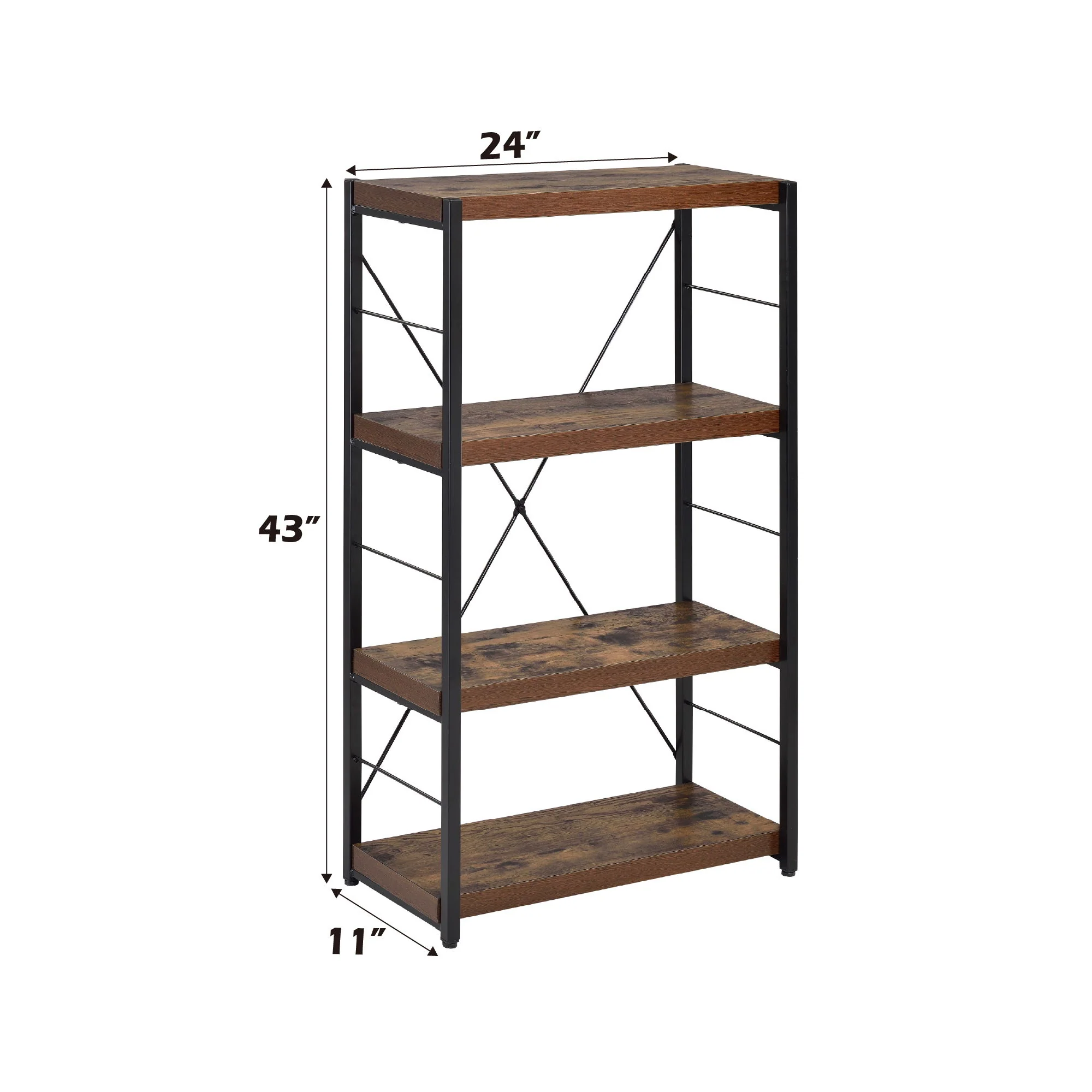 Bob - Bookshelf - Weathered Oak / Black - Image 4