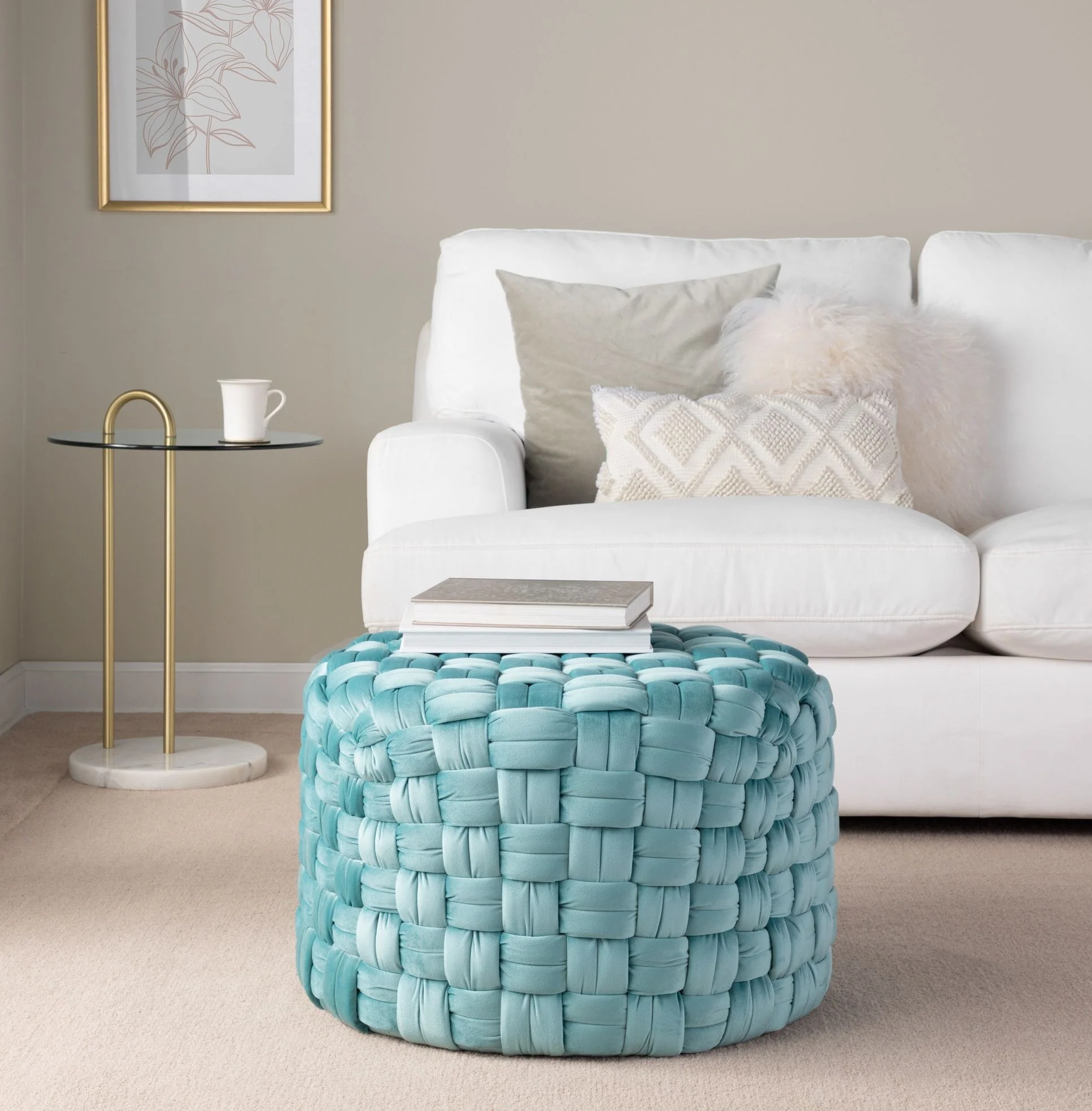 Braided - Versatile Round Ottoman - Image 14