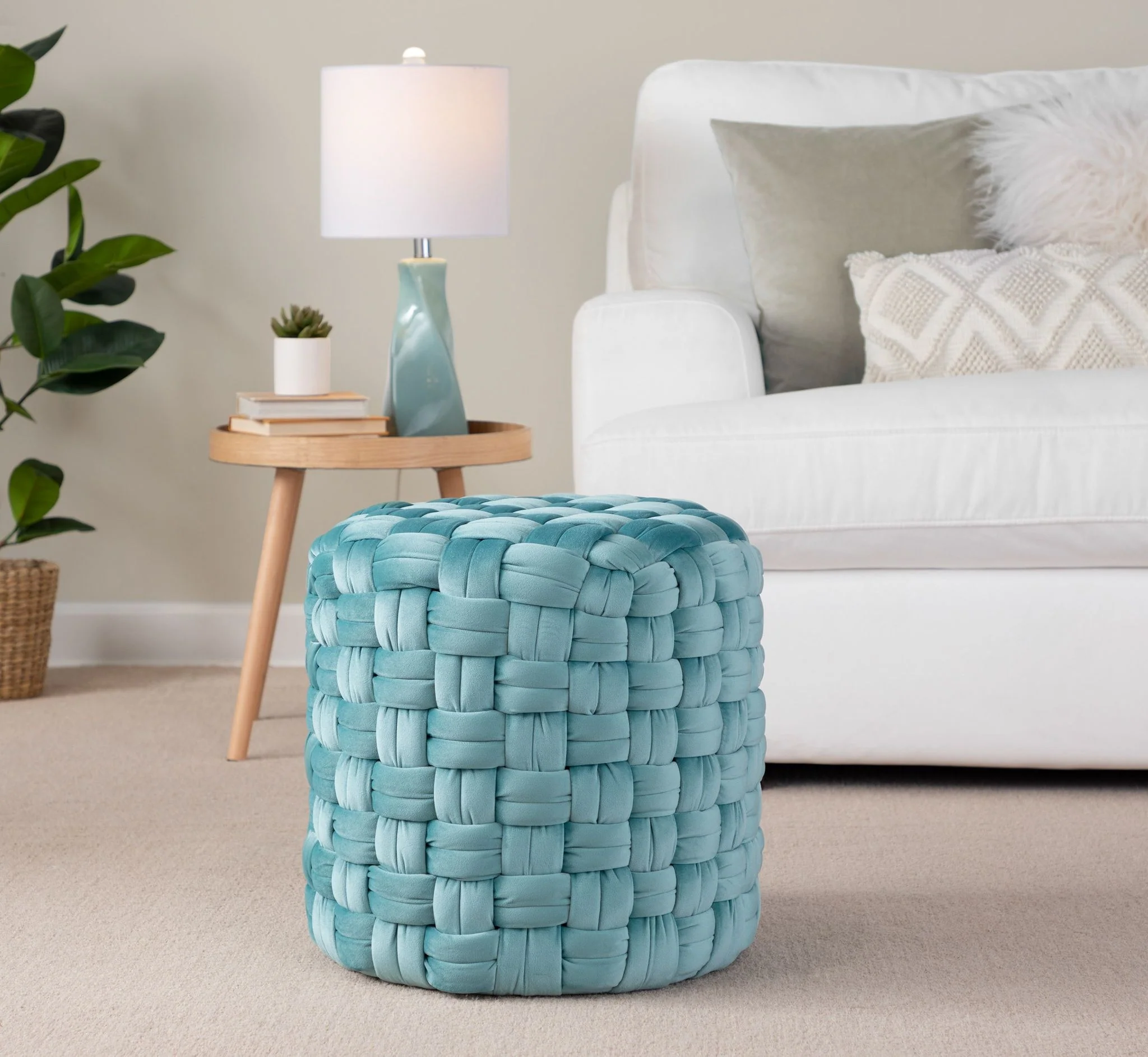 Braided - Versatile Round Ottoman - Image 26