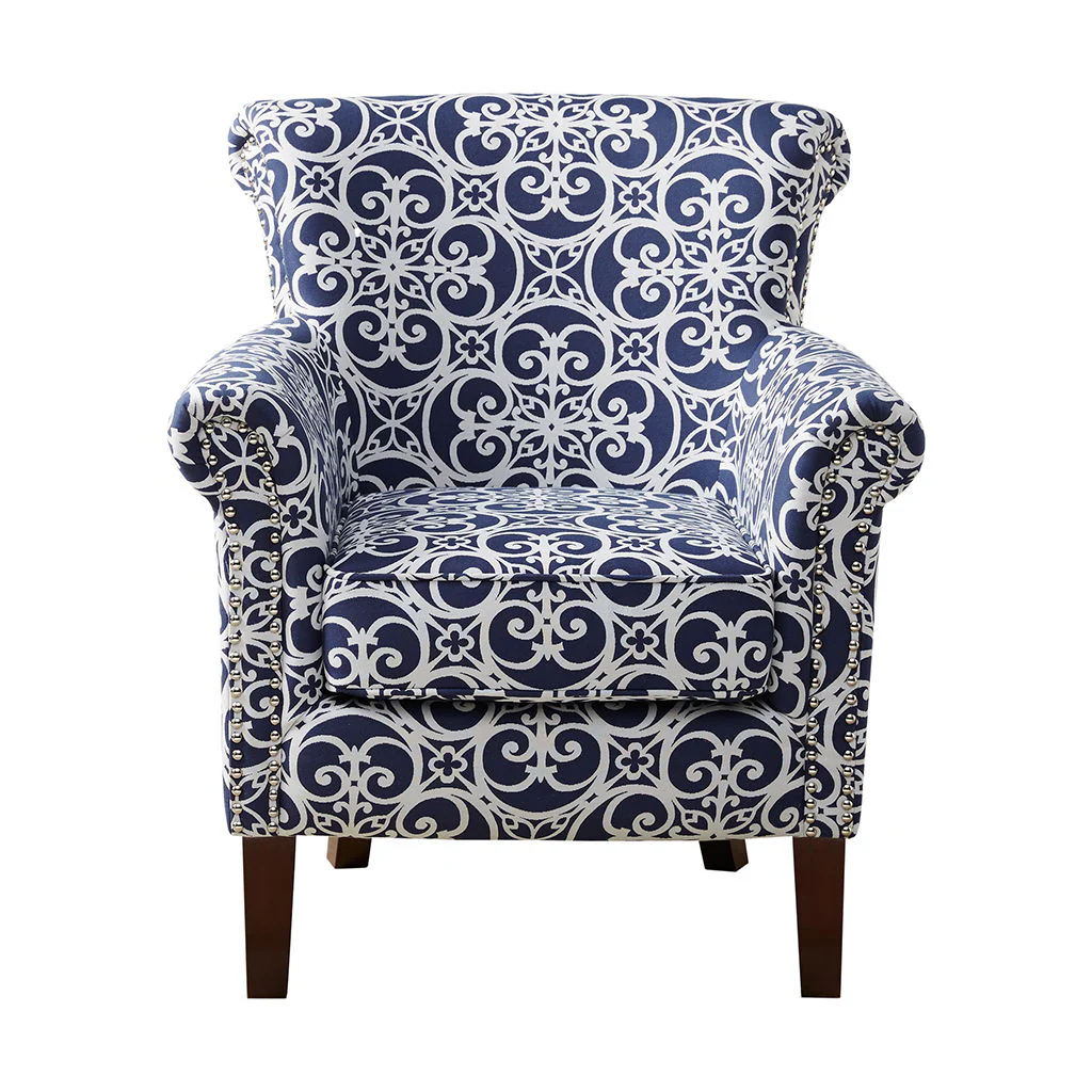 Brooke - Tight Back Club Chair - Navy - Image 2