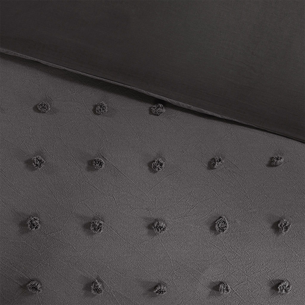 Brooklyn - King Comforter Set - Charcoal - Image 2