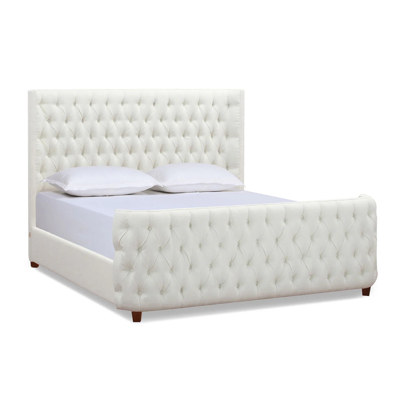 Brooklyn - Tufted Panel Bed Headboard And Footboard Set - Image 10