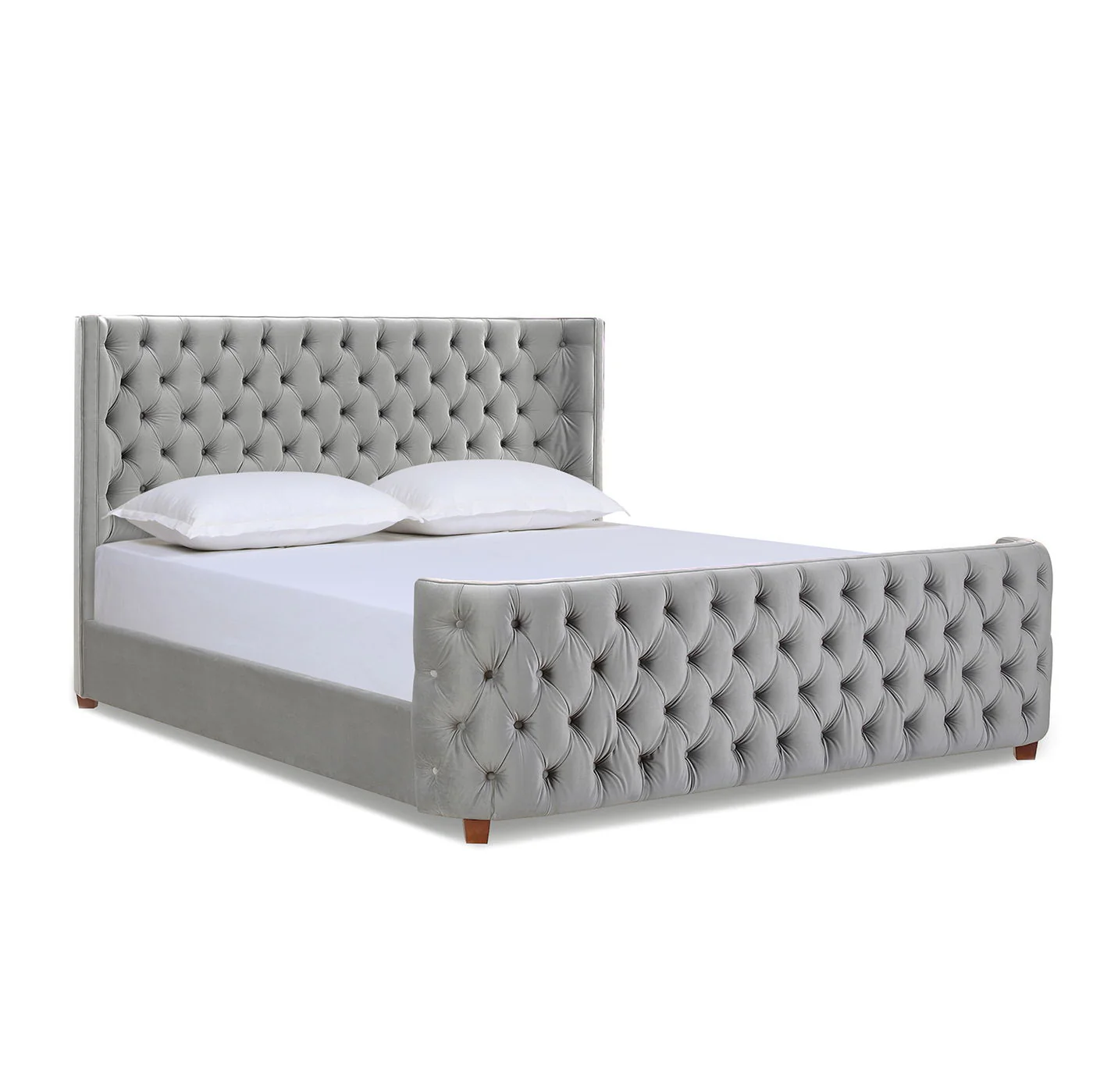 Brooklyn - Tufted Panel Bed Headboard And Footboard Set - Image 20