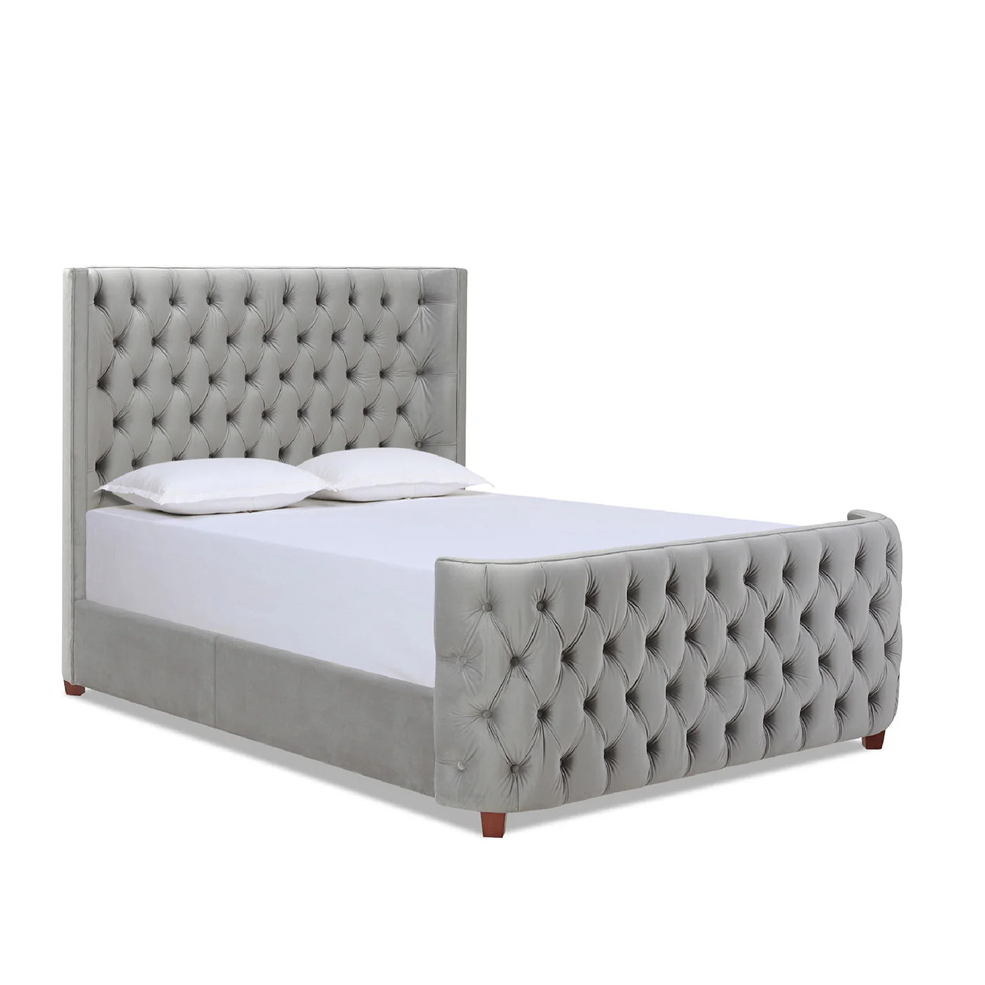 Brooklyn - Tufted Panel Bed Headboard And Footboard Set - Image 25
