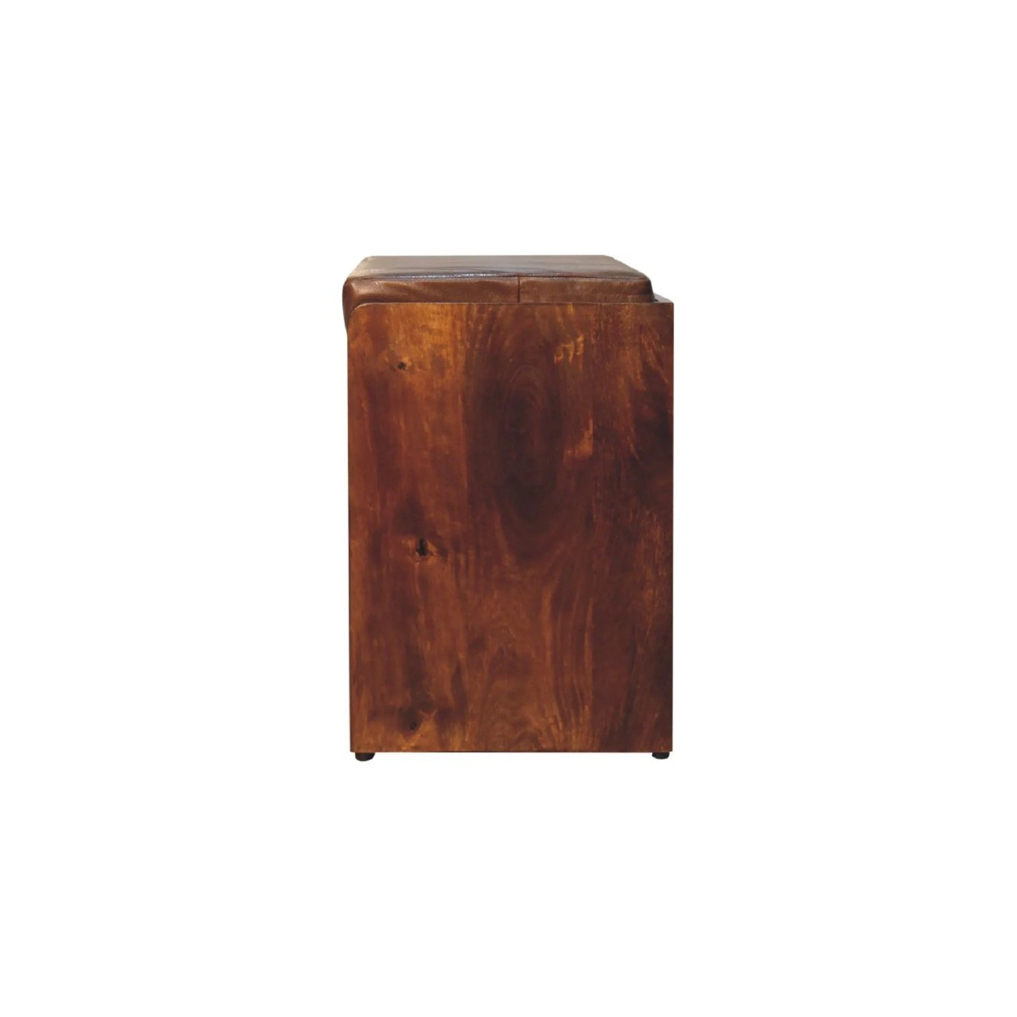 Buffalo - Hide Pull Out Shoe Storage Bench - Image 4