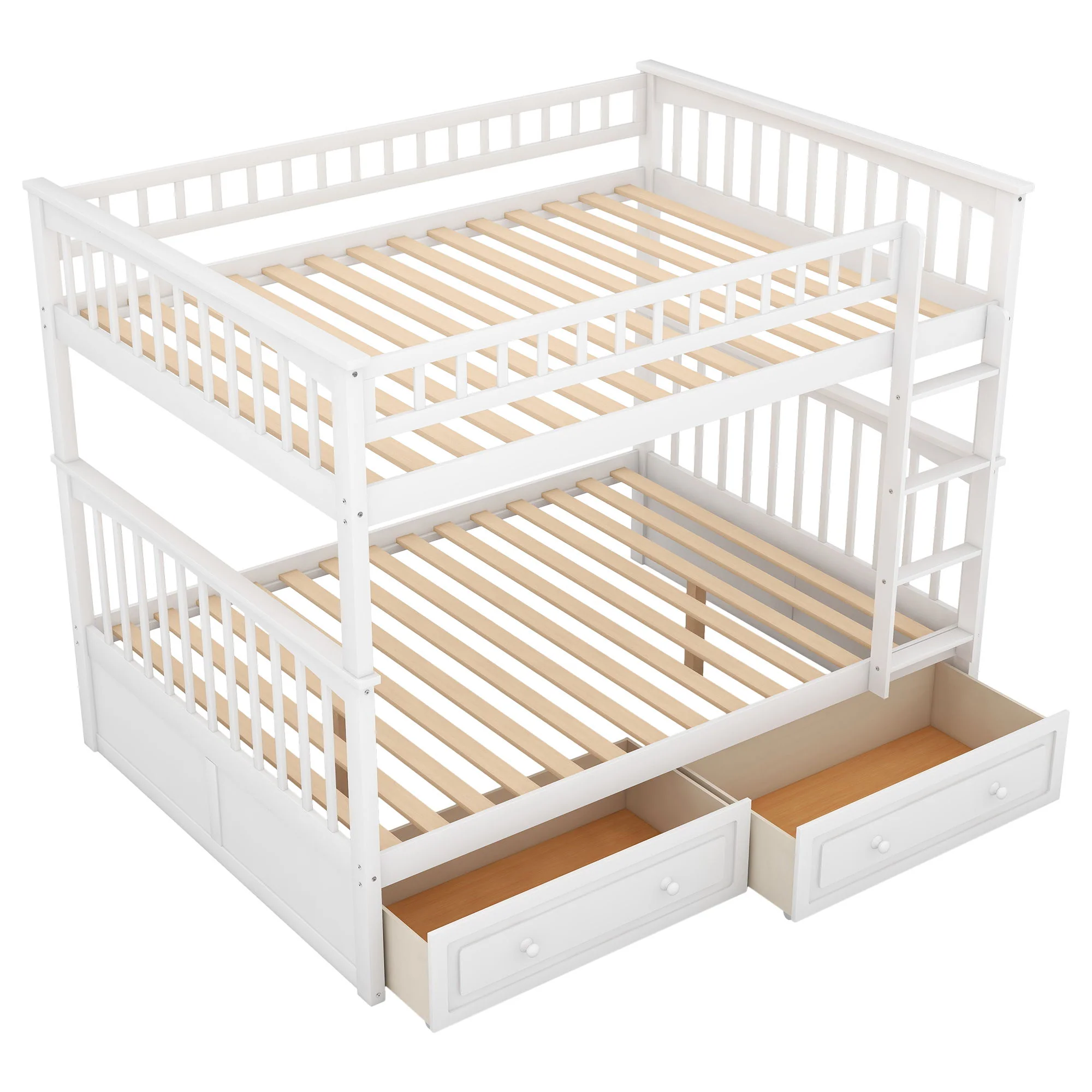Bunk Bed With Drawers, Convertible Design - Image 4