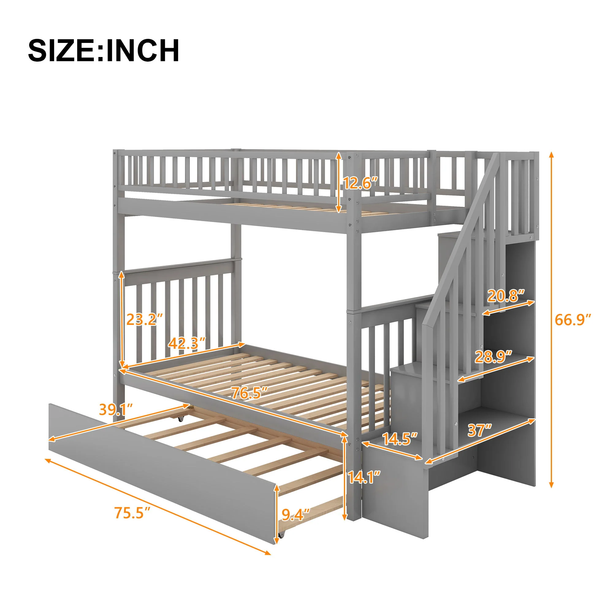Bunk Bed With Staircase - Image 21