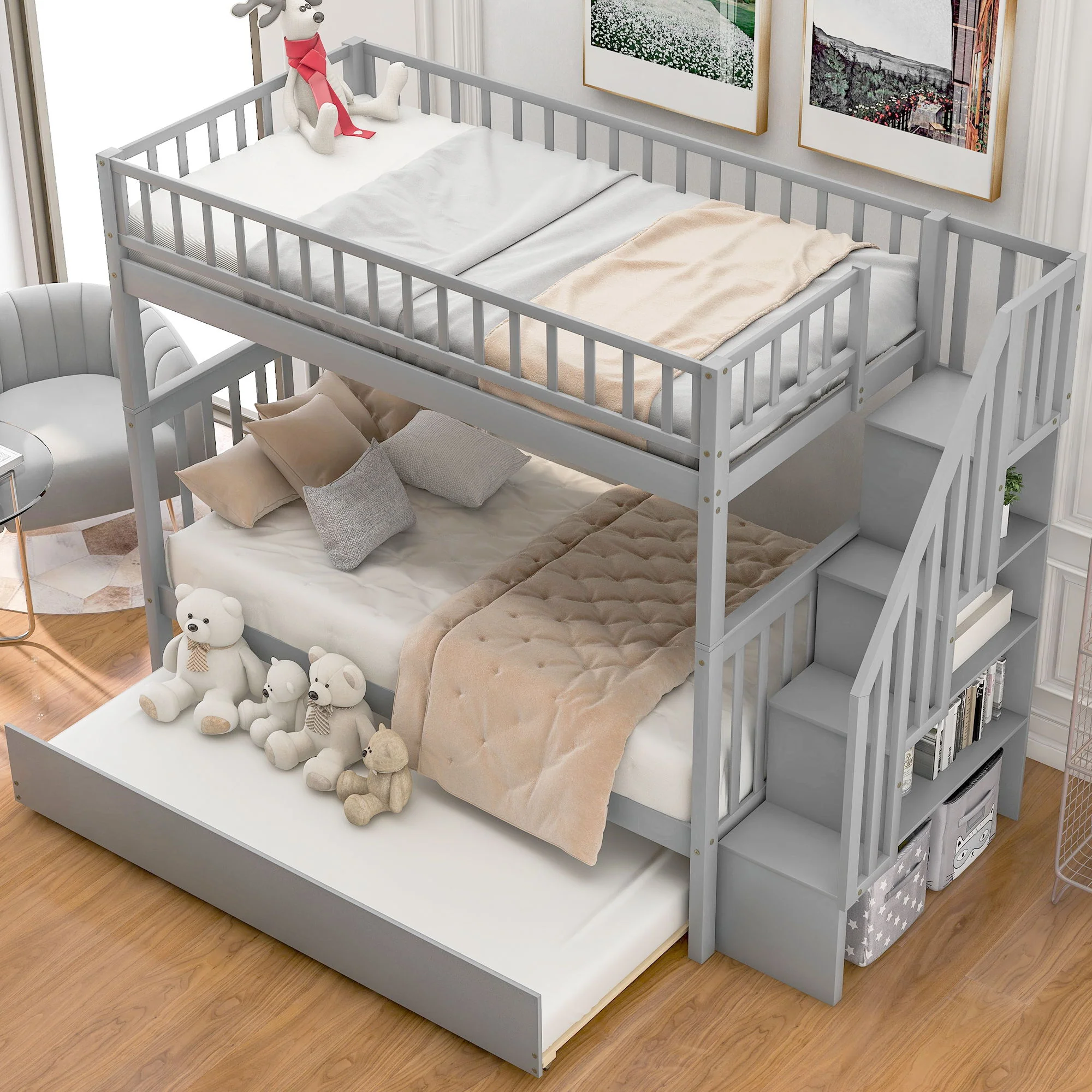 Bunk Bed With Staircase - Image 32