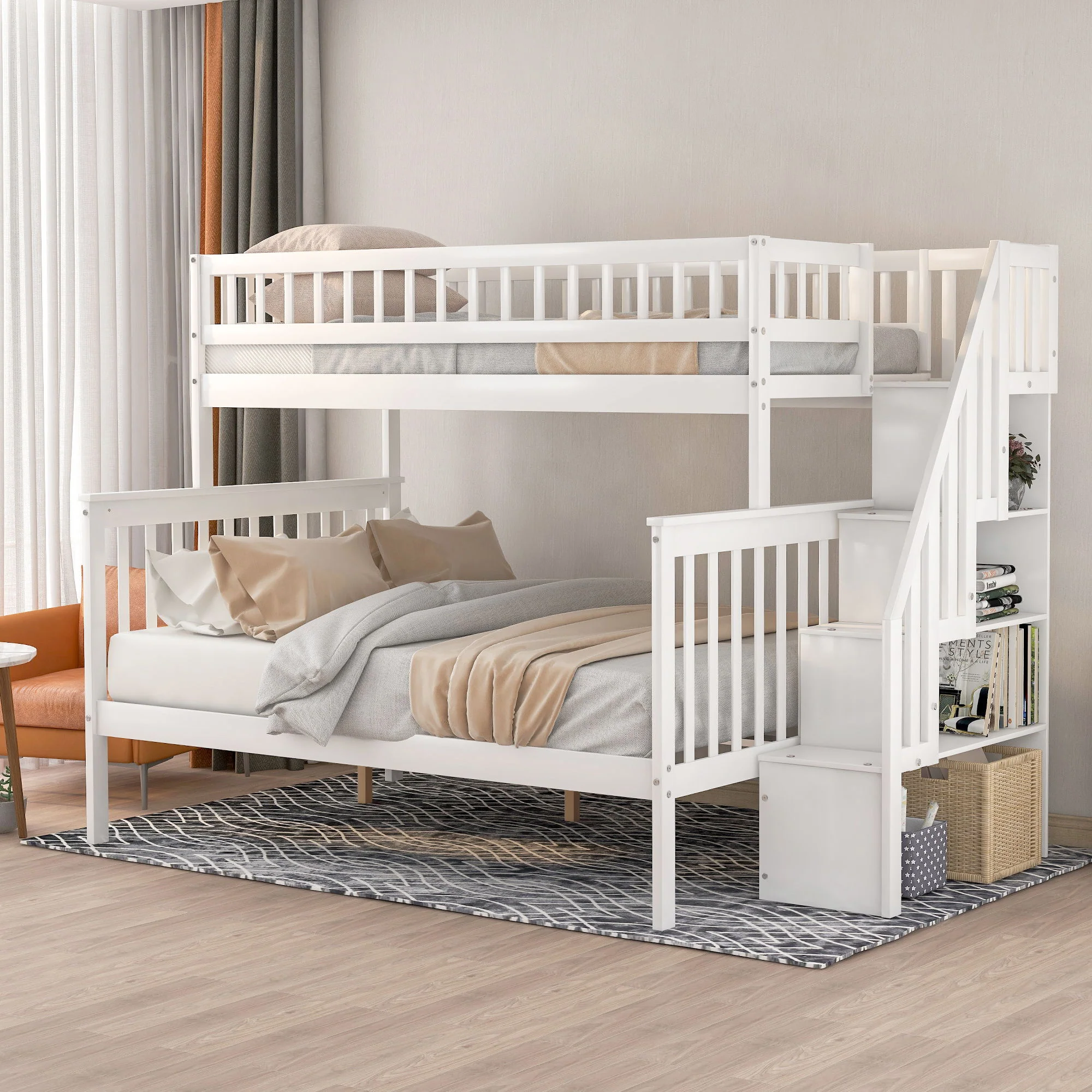 Bunk Bed With Staircase - Image 35