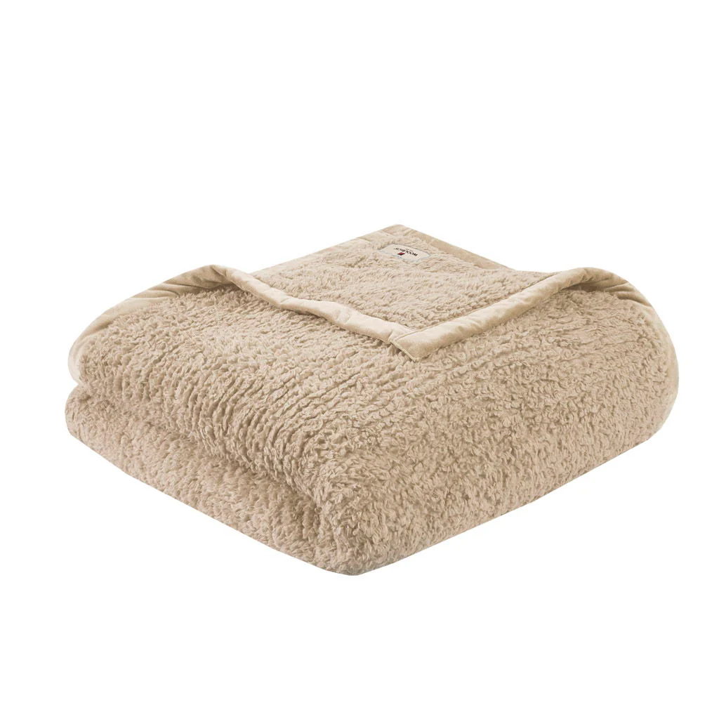 Burlington Berber Blanket - Tan - Image 4