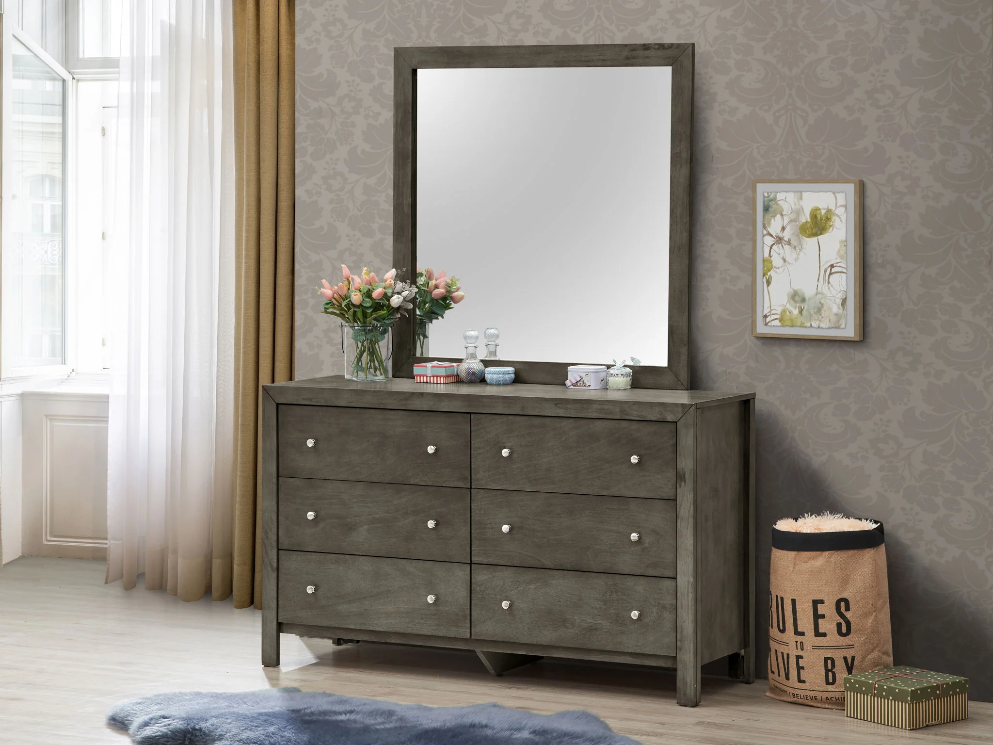Burlington - Dresser - Gray - Image 2