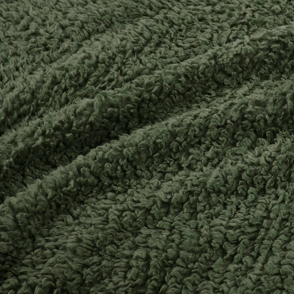 Burlington - Twin Berber Blanket - Green - Image 2