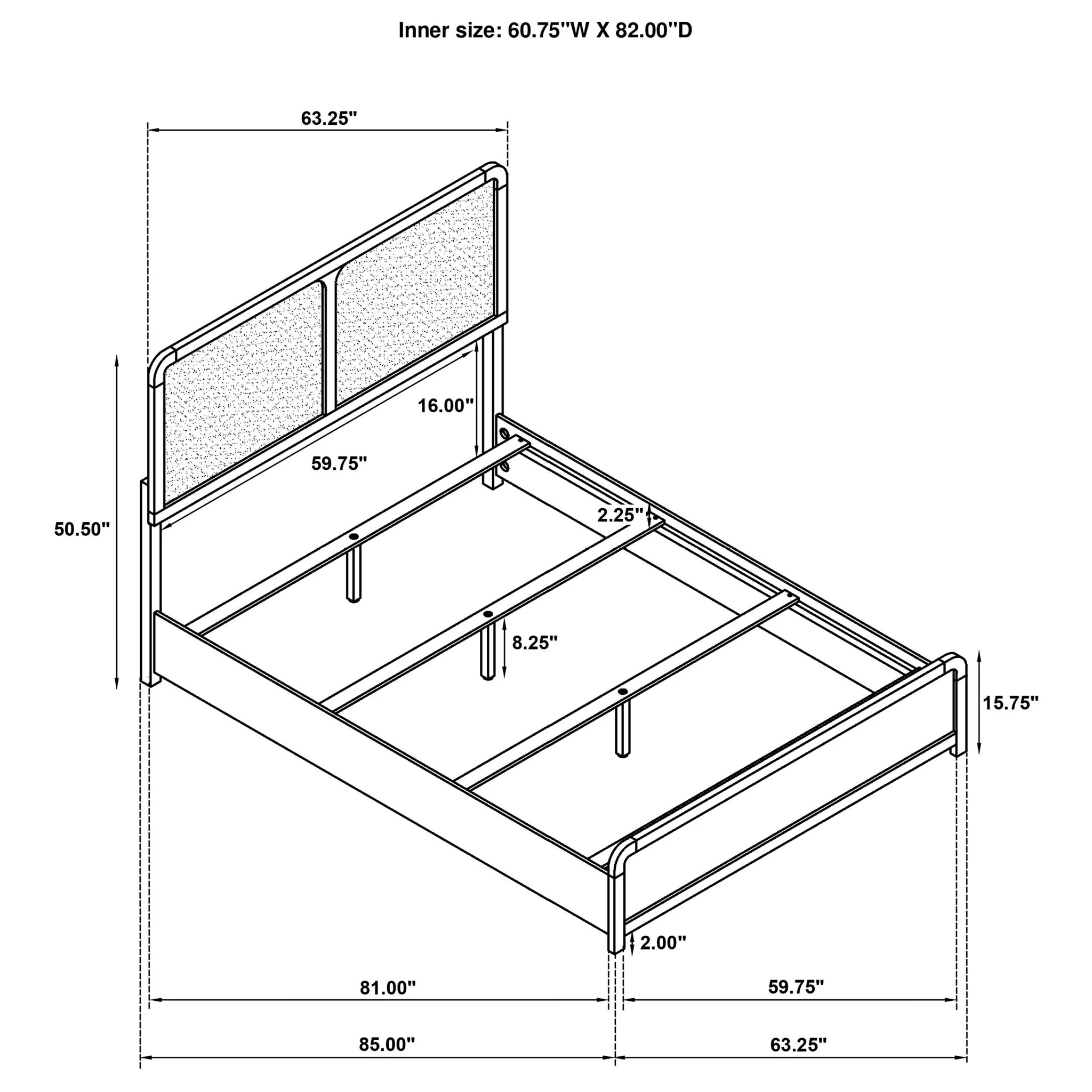 Burton - Bed With Upholstered Headboard - Image 3