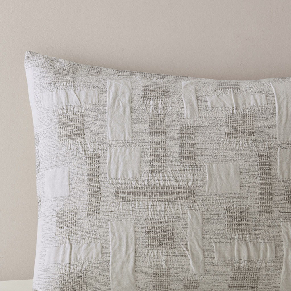 Cairo - 3 Piece Full/Queen Comforter Set - Ivory - Image 2