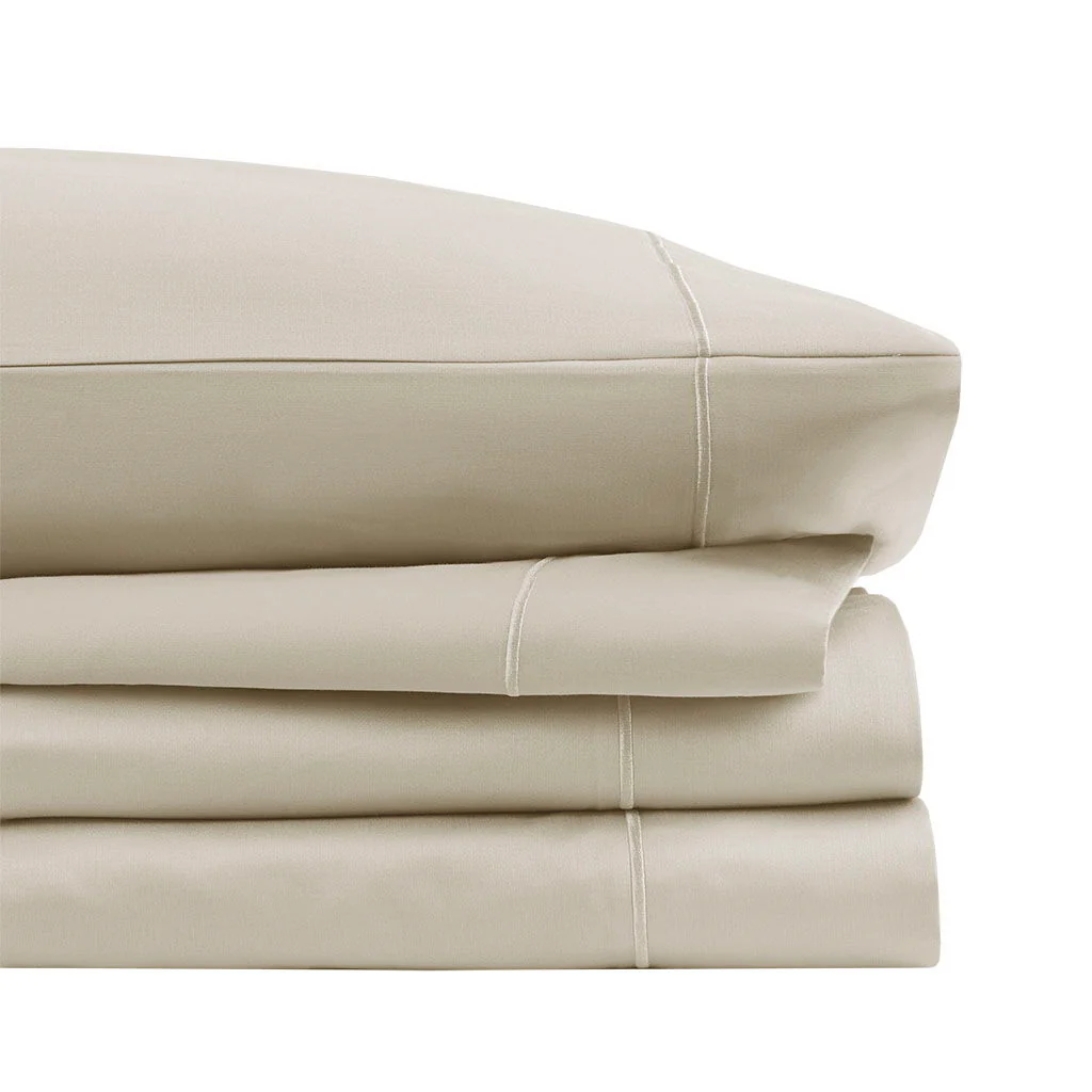 600 Thread Count - California King Sheet Set - Sand - Image 4