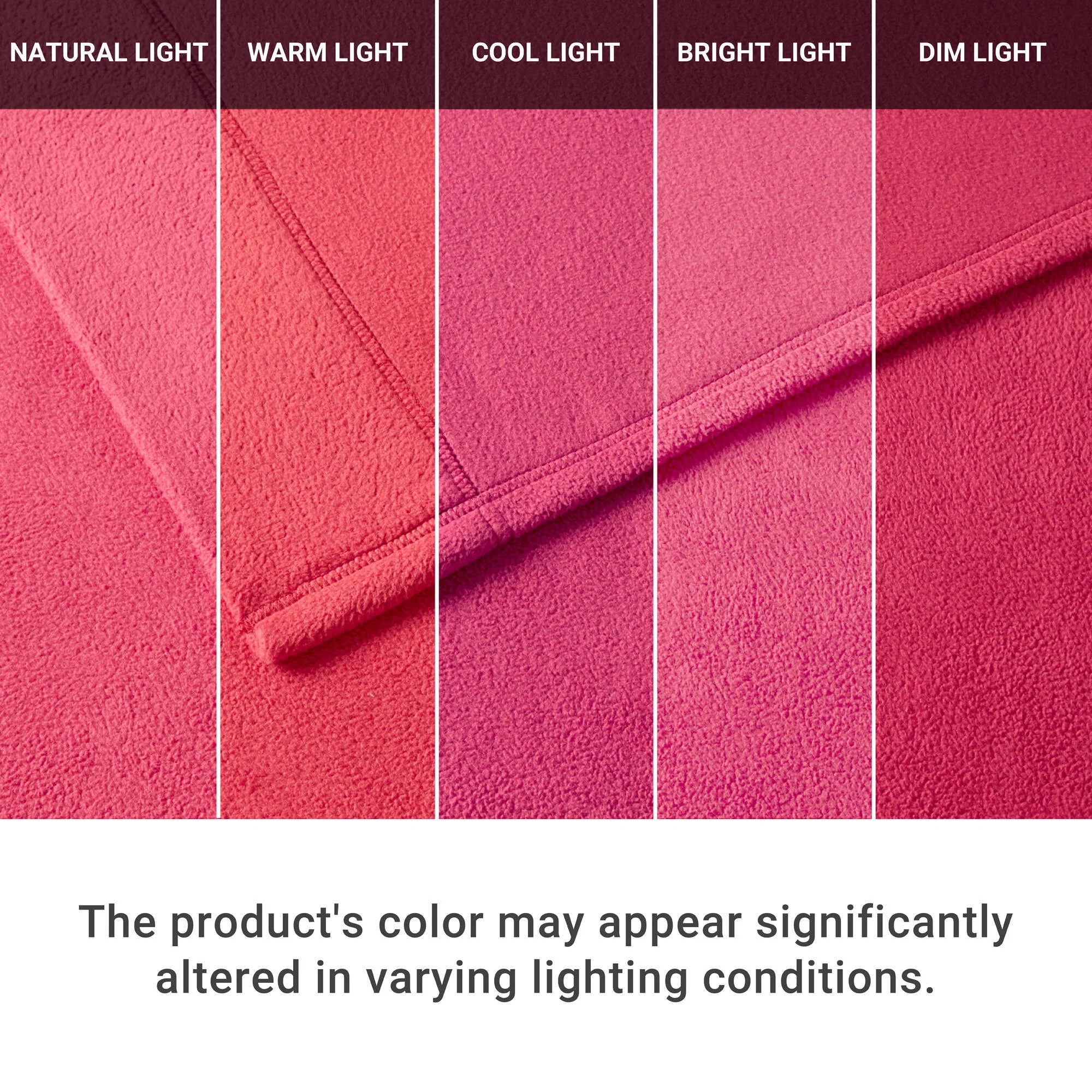 Micro Fleece - California King Sheet Set - Red - Image 3