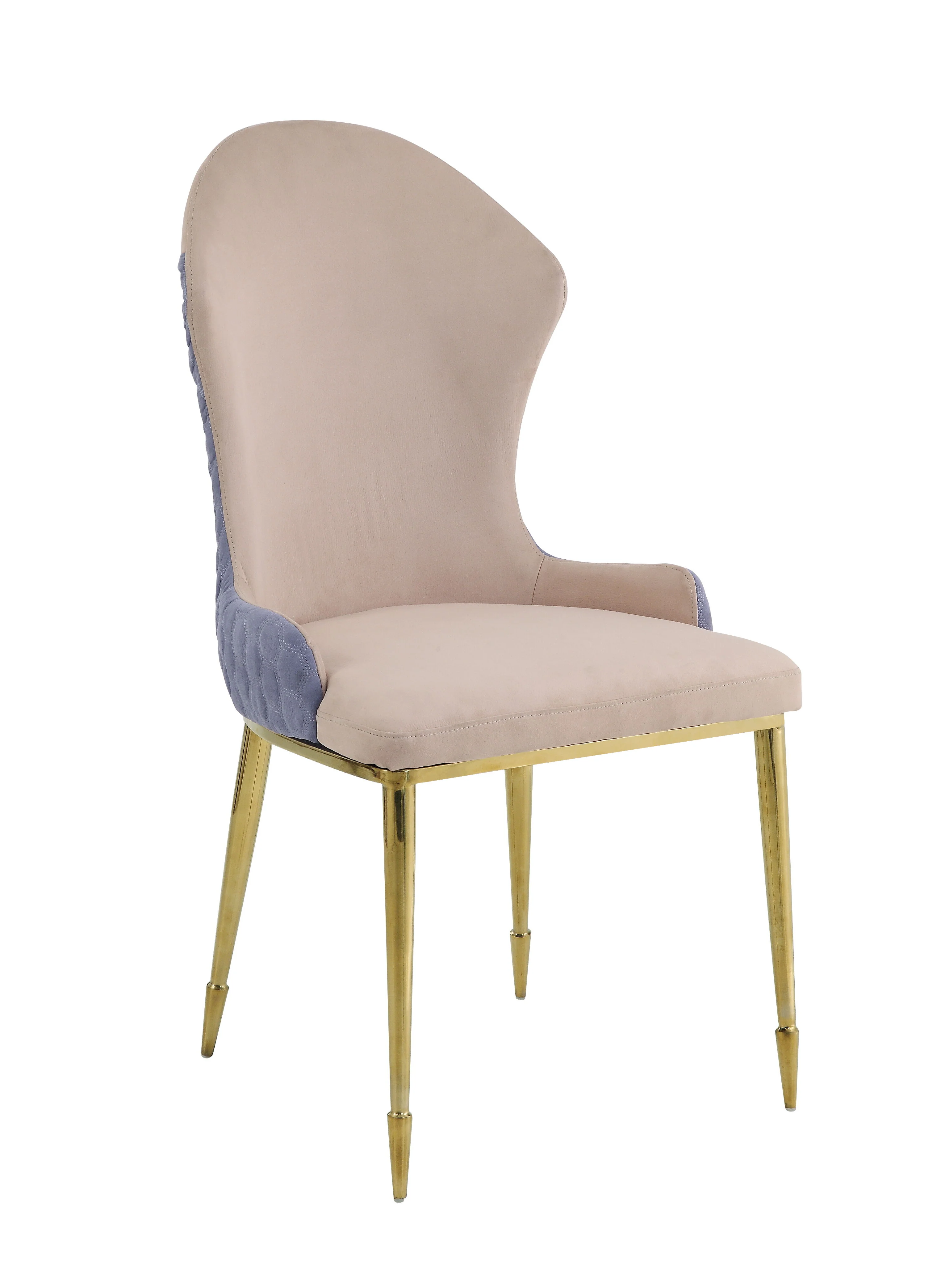 Caolan Lavender - Side Chair (Set of 2) - Tan / Gold - Image 3