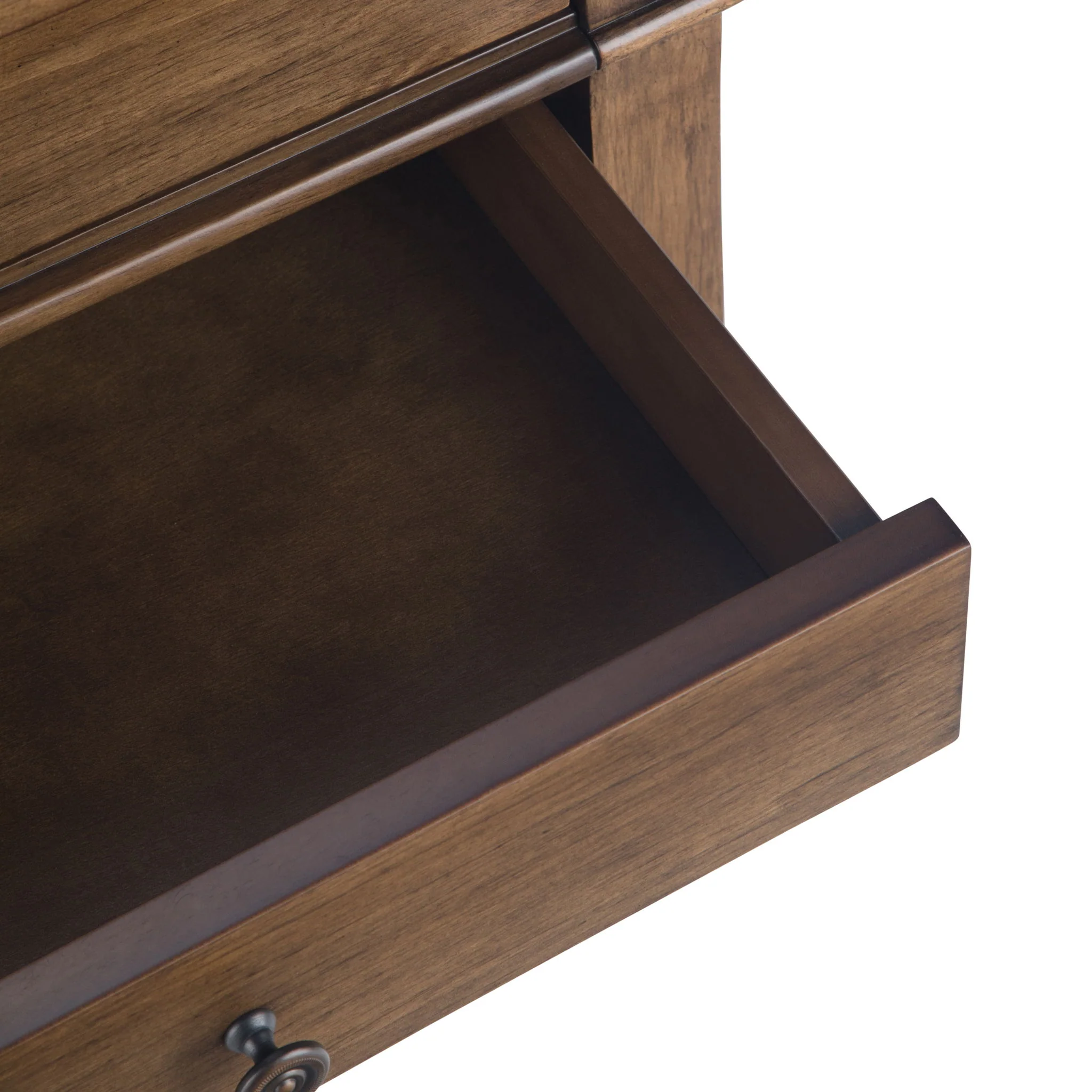 Carlton - Bedside Table - Rustic Natural Aged Brown - Image 2