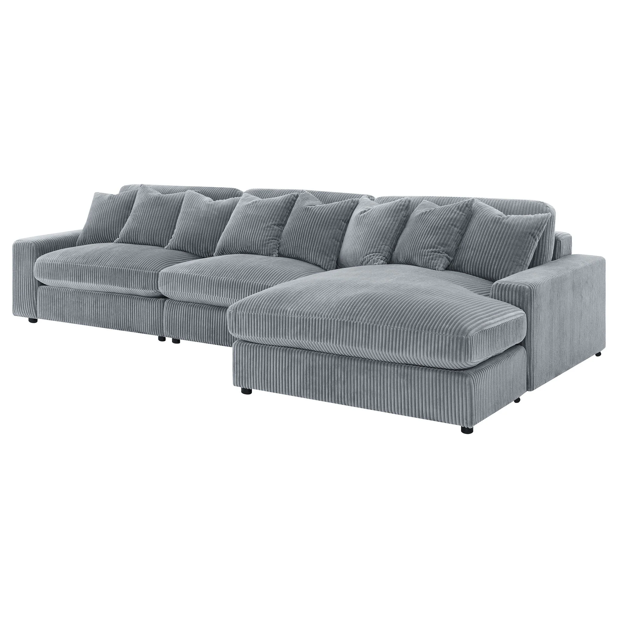 Cassidy - Upholstered Sectional Sofa With Reversible Cushions - Image 3