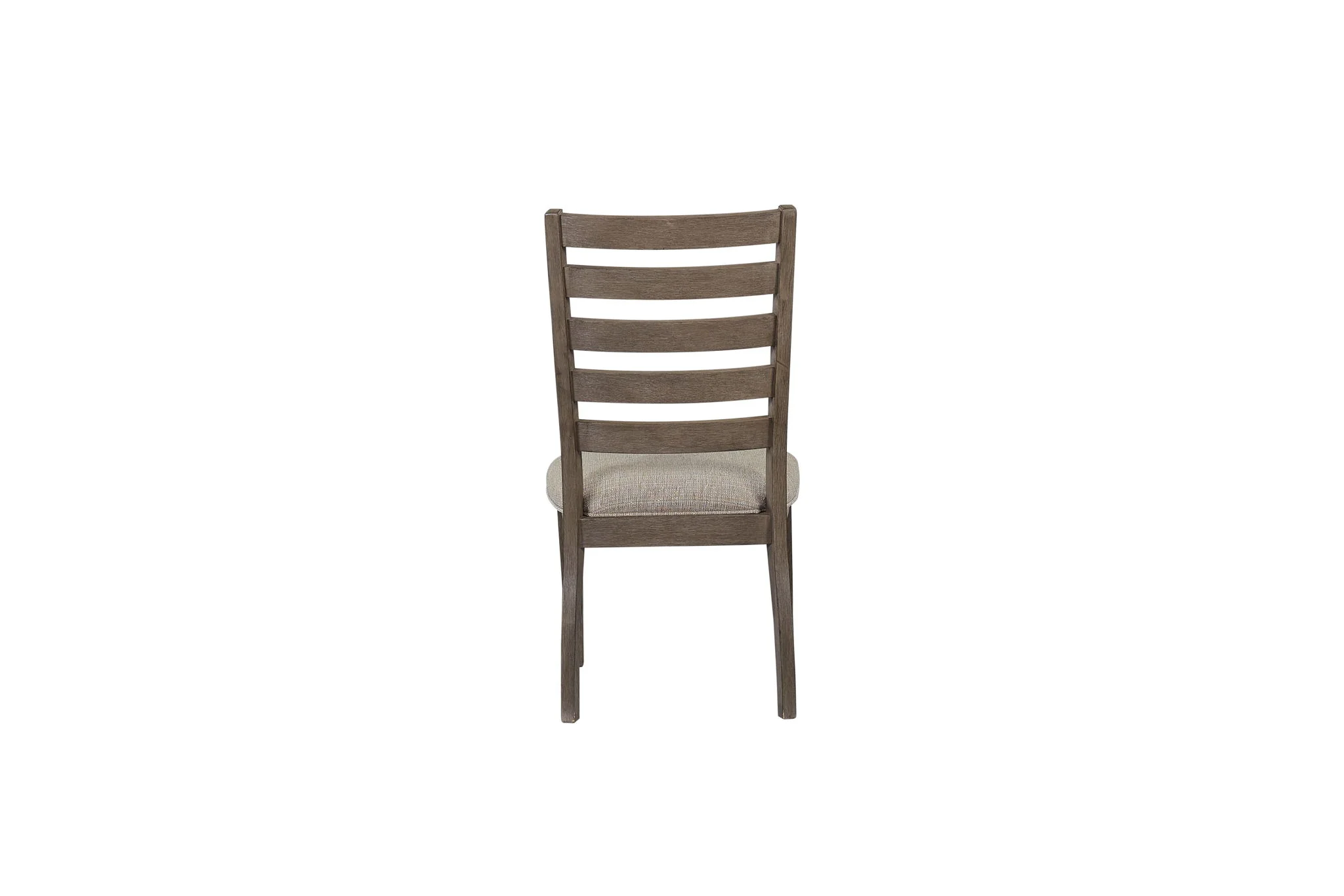 Side Dining Chair With Ladder Back (Set of 2) - Gray - Image 4