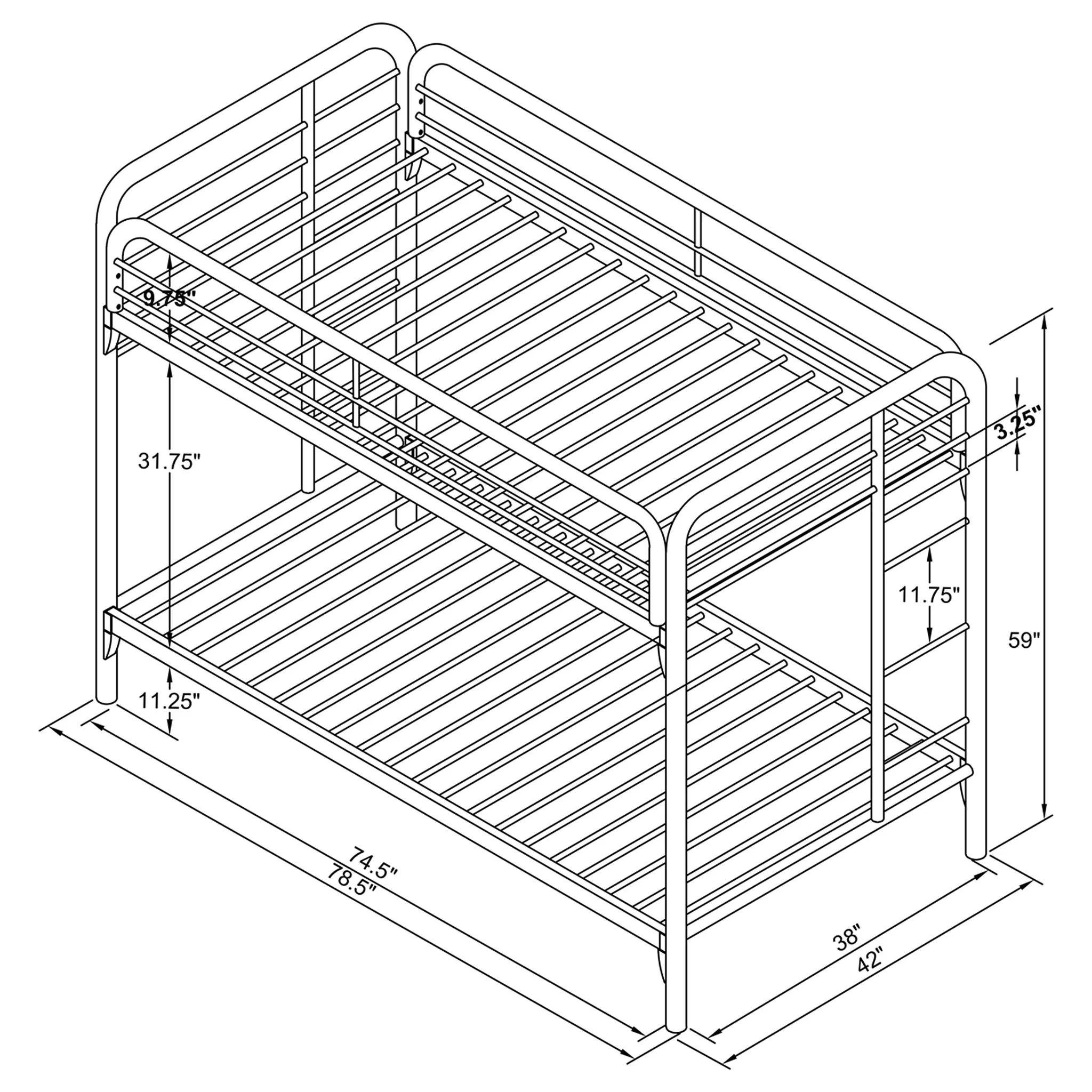 Celeste - Bunk Bed With Rung Ladder - Image 17