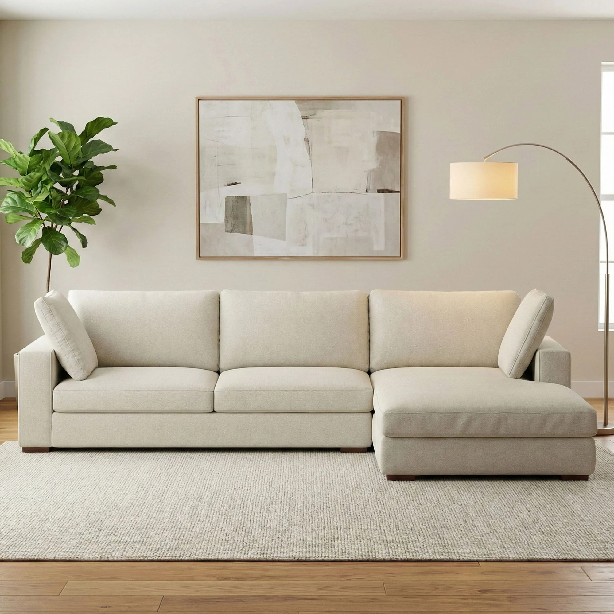 Charlie - Upholstered Deep Seater Sectional Sofa - Image 8