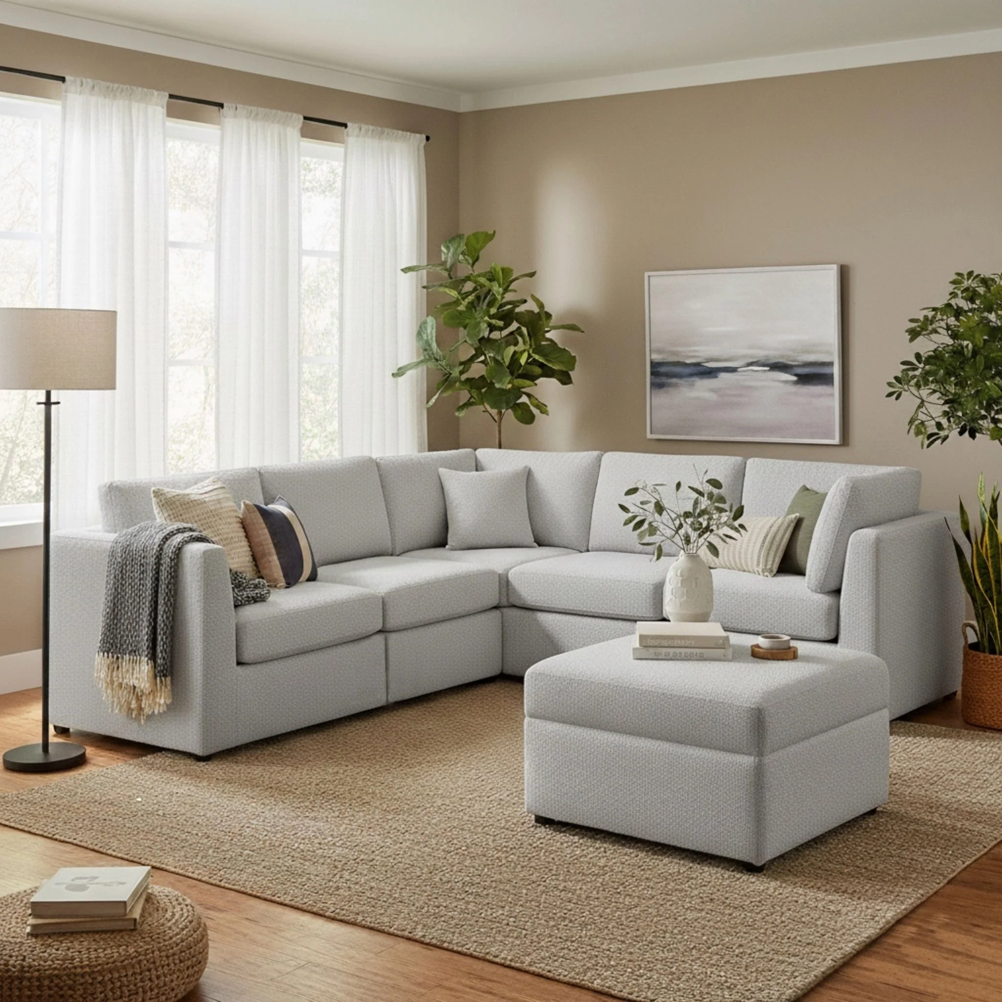 Chauncy - Sectional With Storage Ottoman - Image 12