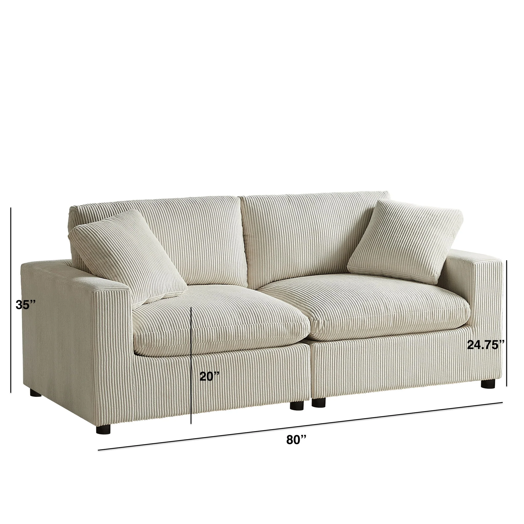 Chelsea - Modular 2 Piece Sofa - Image 4