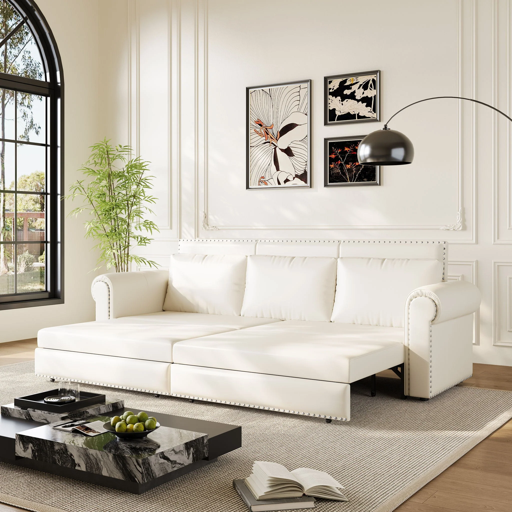 Chesterfield Sofa & Pull Out Bed - Image 10