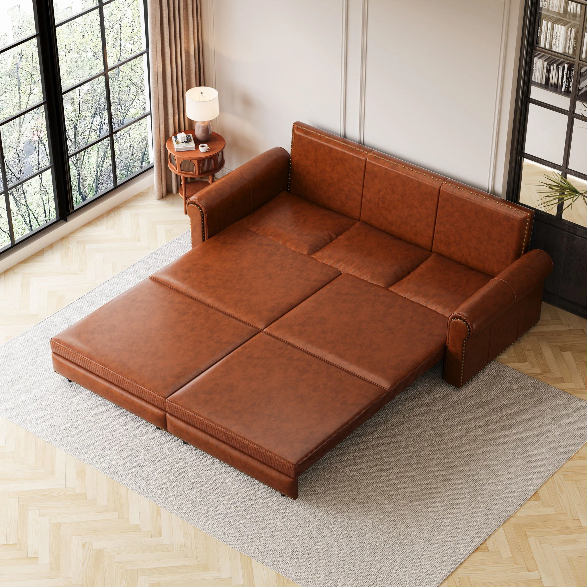 Chesterfield Sofa & Pull Out Bed - Image 14