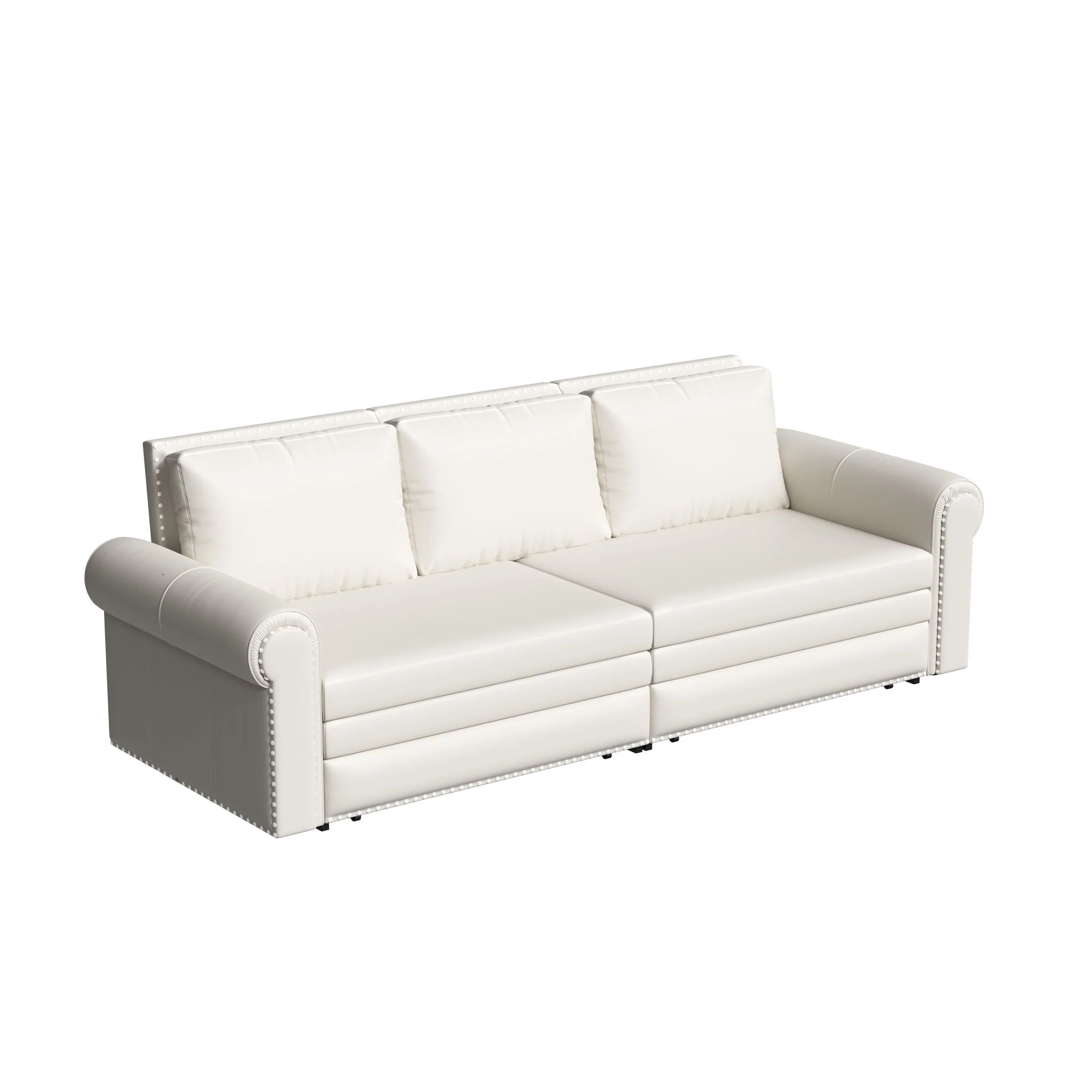 Chesterfield Sofa & Pull Out Bed - Image 4