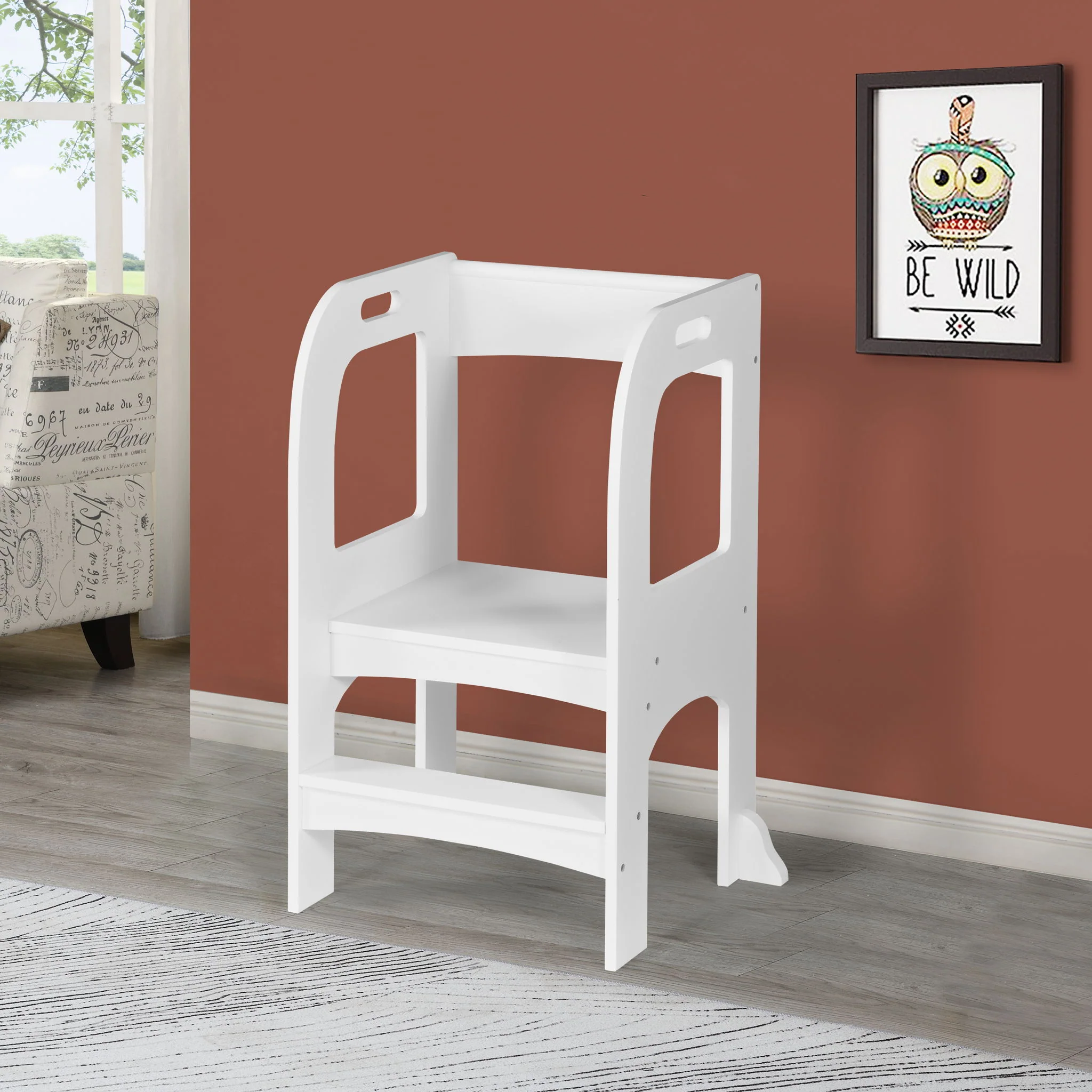 Child Standing Tower, Step Stool For Kids, Toddler Step Stool For Kitchen Counter - Image 2