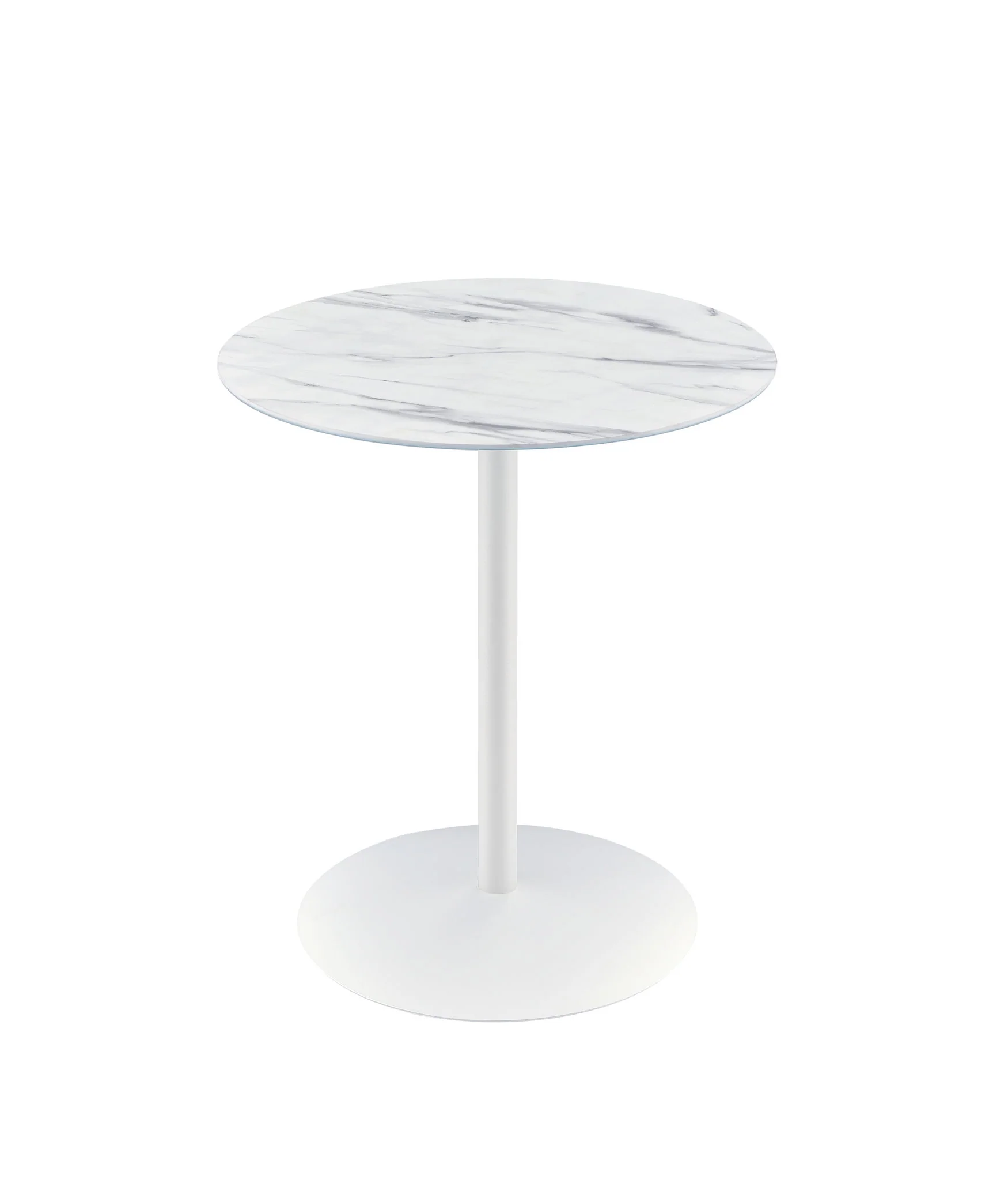 Circa - 17.5" End Table With Marble Textured Top - Image 4
